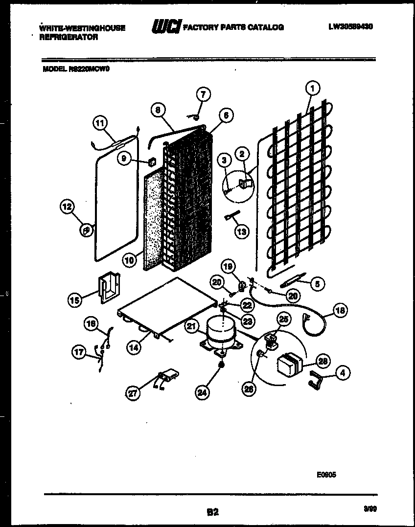 10 - SYSTEM AND AUTOMATIC DEFROST PARTS