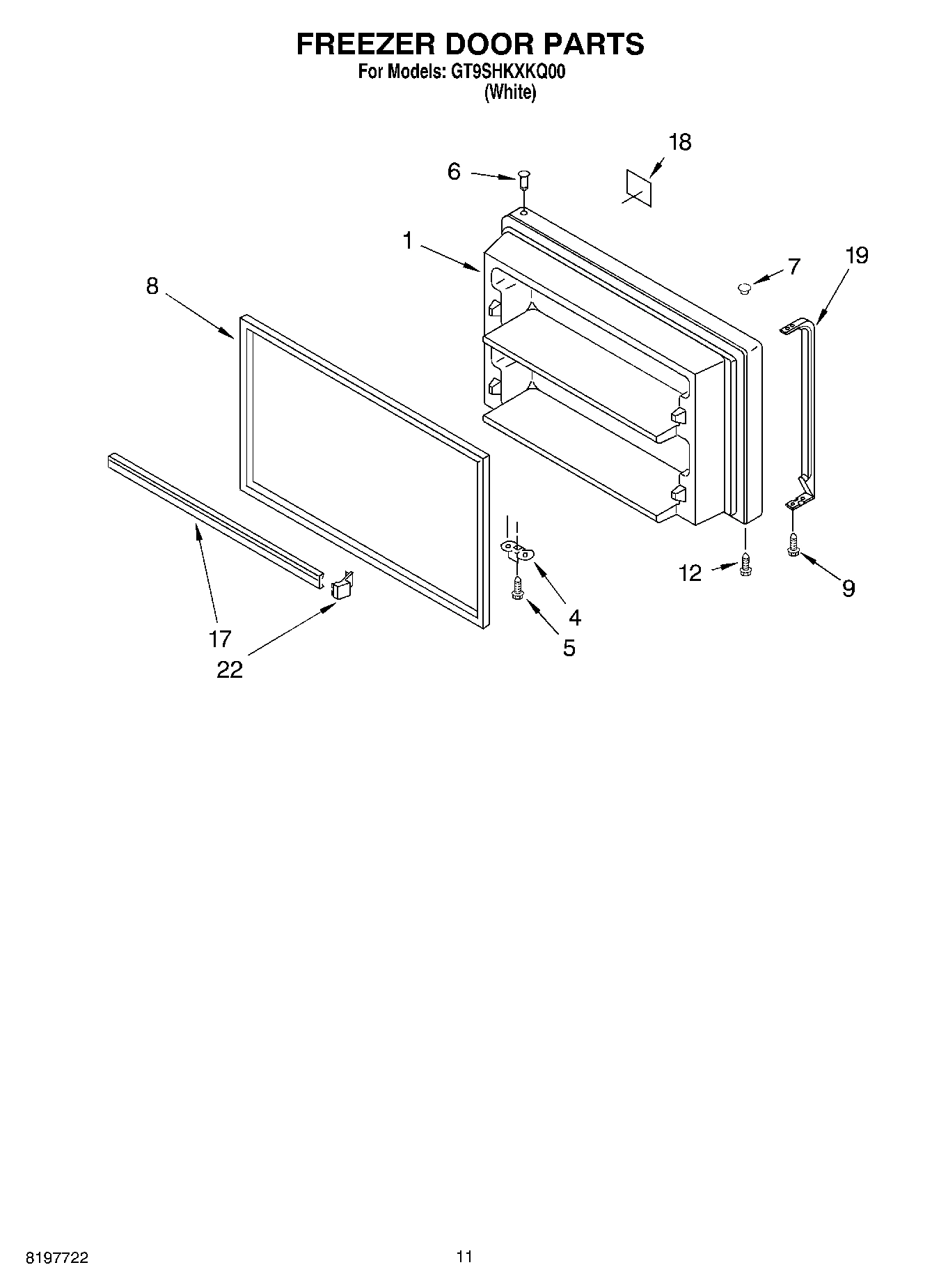06 - FREEZER DOOR, OPTIONAL