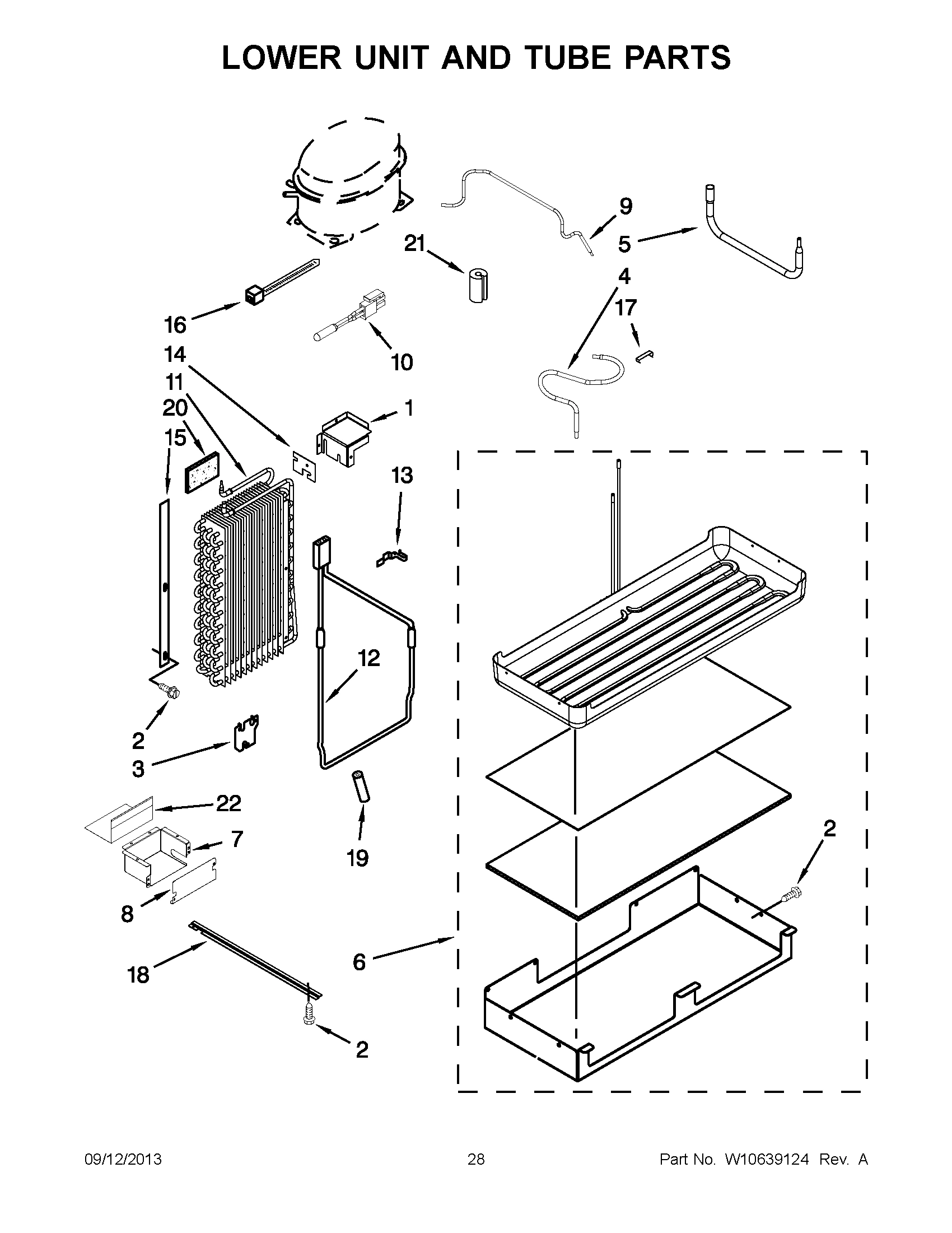 15 - LOWER UNIT AND TUBE PARTS