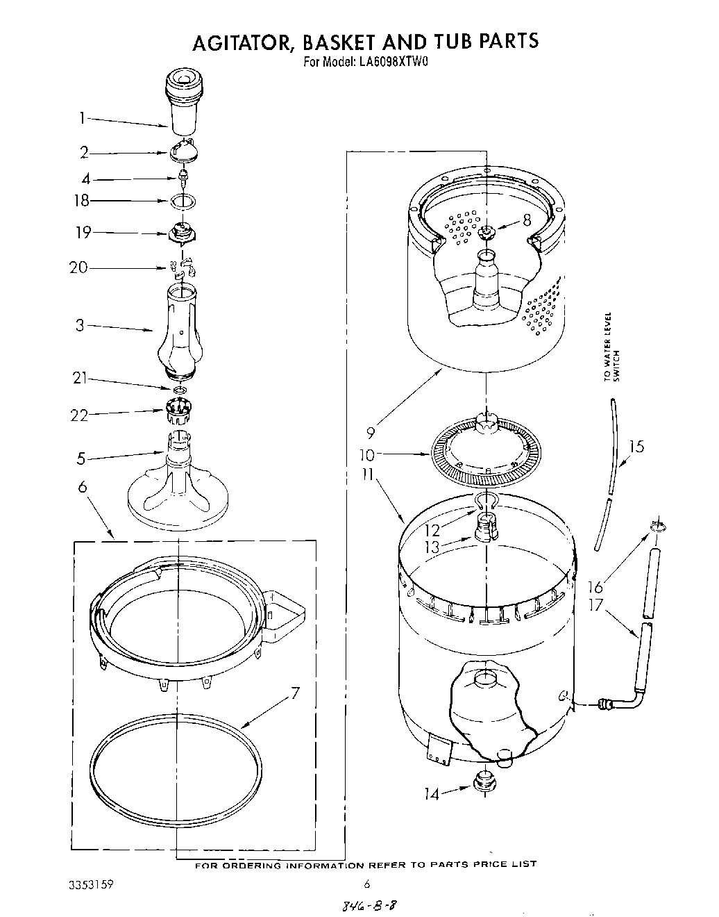 05 - AGITATOR, BASKET AND TUB