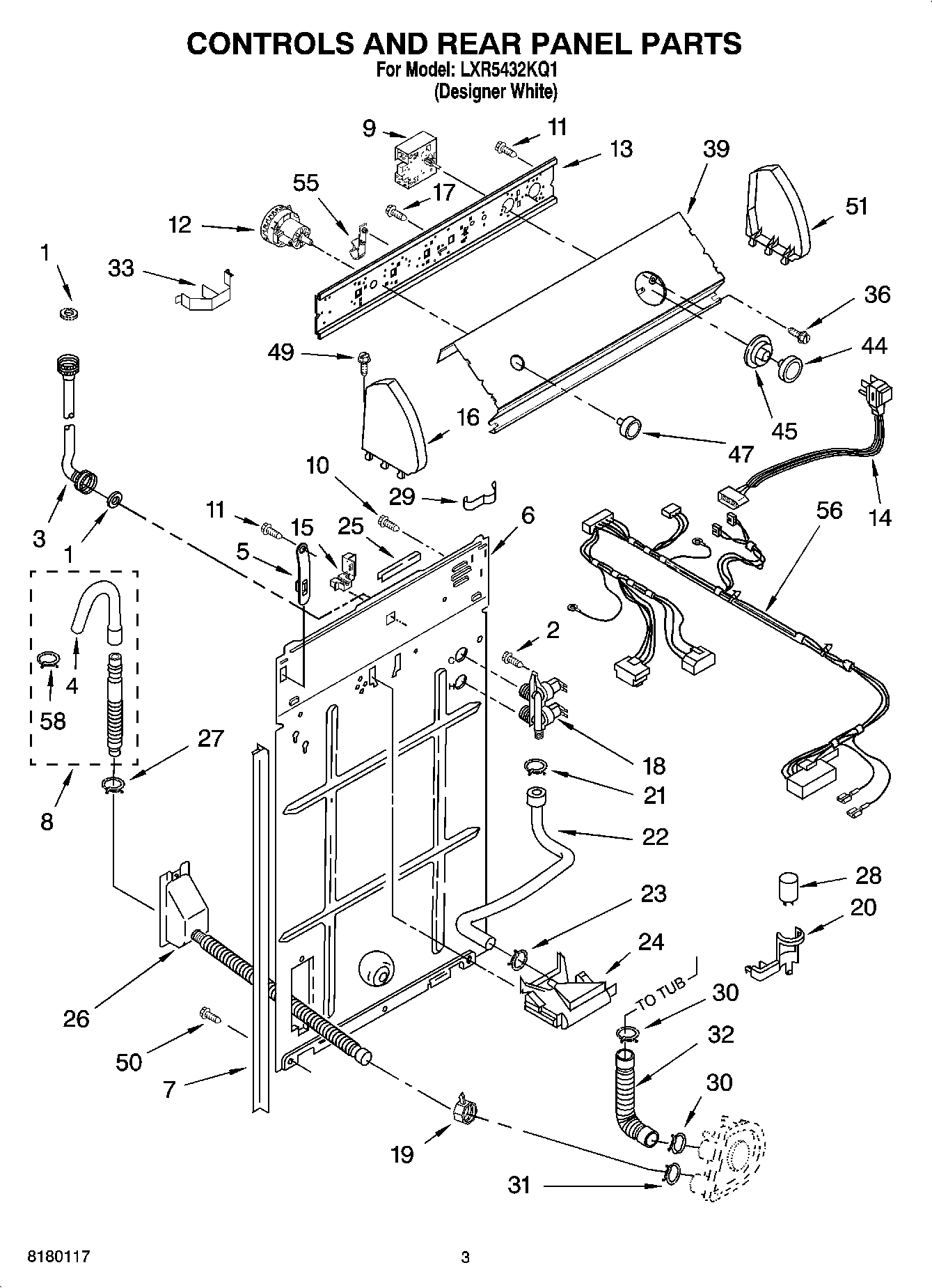 02 - CONTROL AND REAR PANEL PARTS