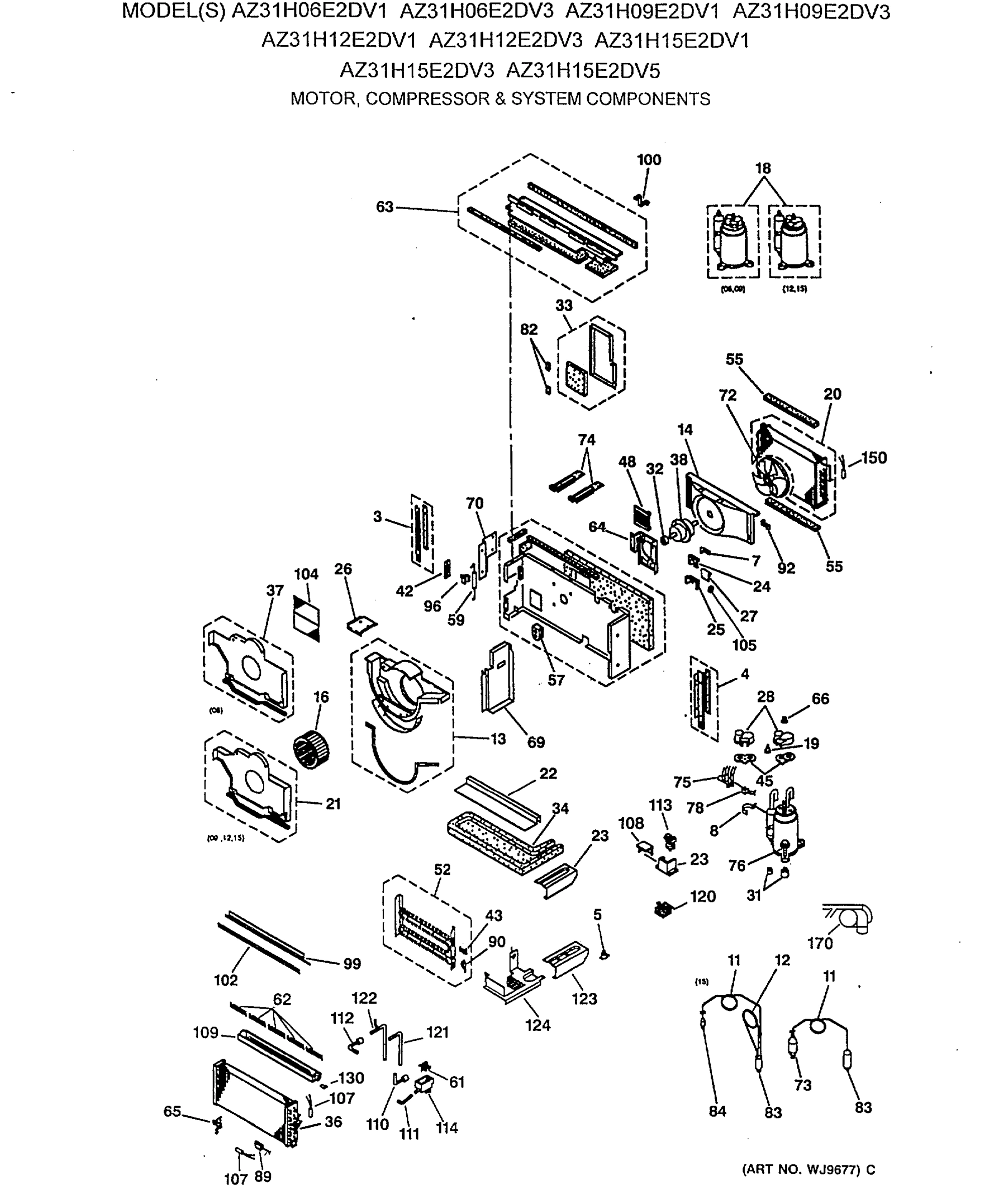 MOTOR, COMPRESSOR & SYSTEM COMPONENTS