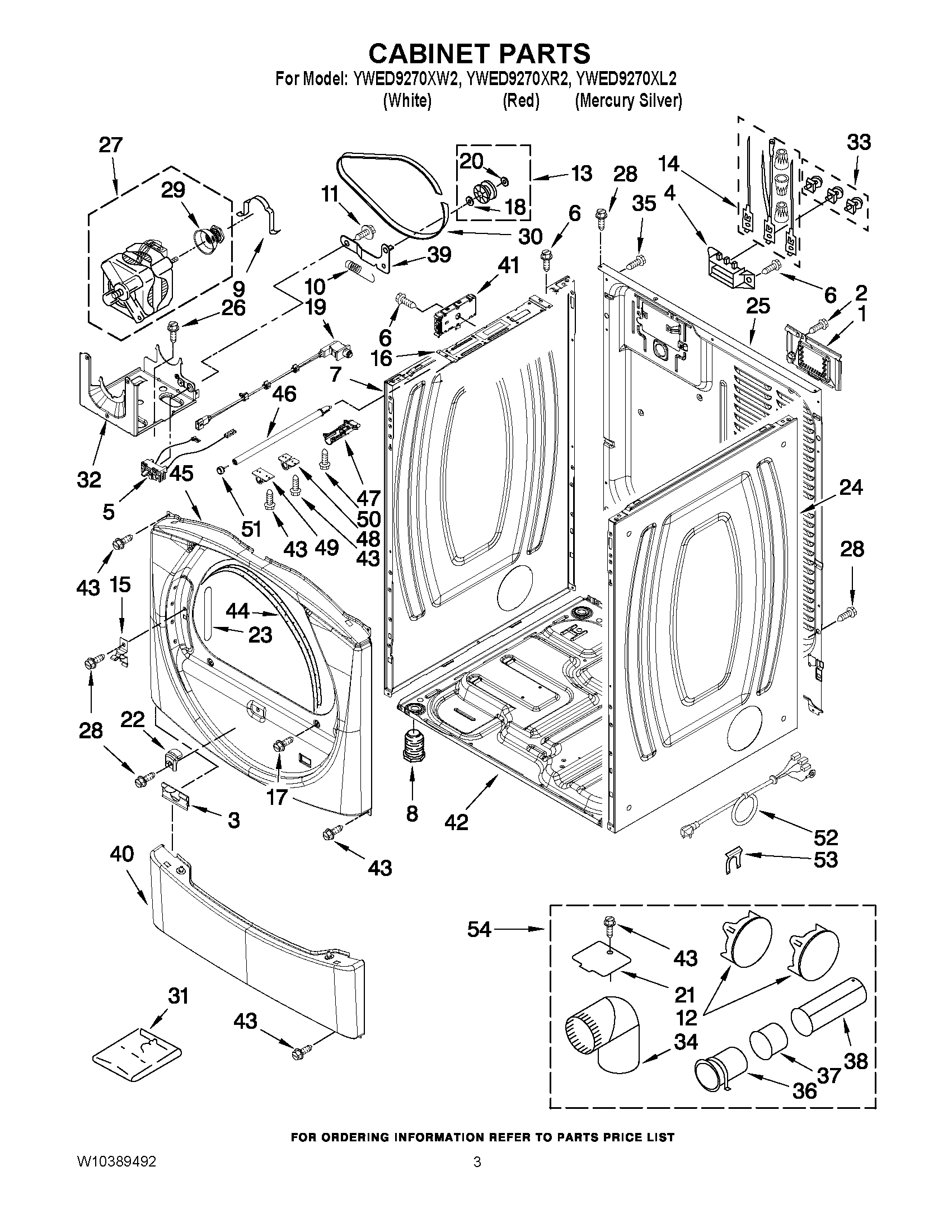 02 - CABINET PARTS