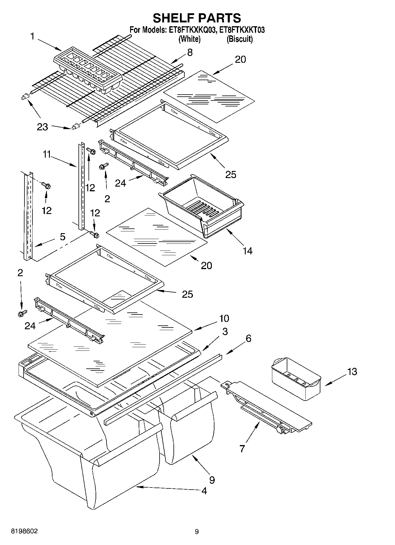 05 - SHELF PARTS, OPTIONAL PARTS