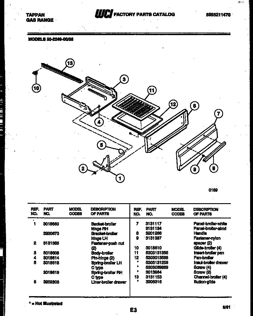 04 - BROILER DRAWER PARTS