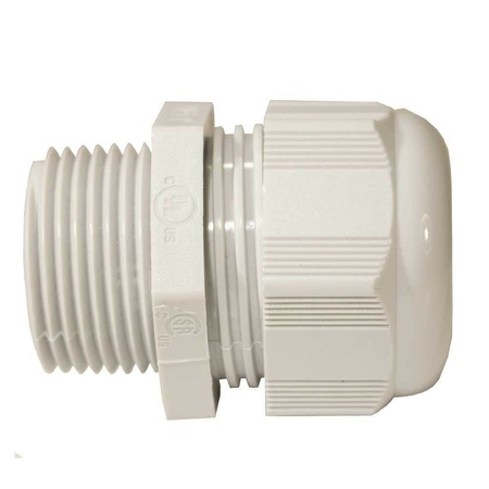 Dome Cap Standard Cable Gland, nickel plated brass, M20, cable