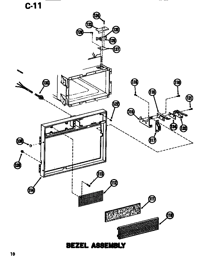 01 - BEZEL ASSY