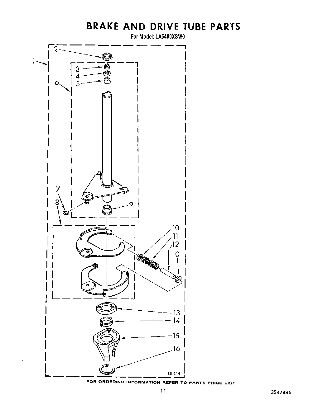 09 - BRAKE AND DRIVE TUBE