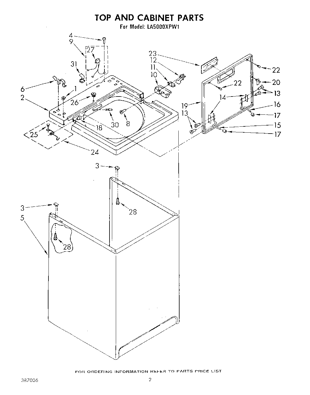 02 - TOP AND CABINET , LITERATURE AND OPTIONAL