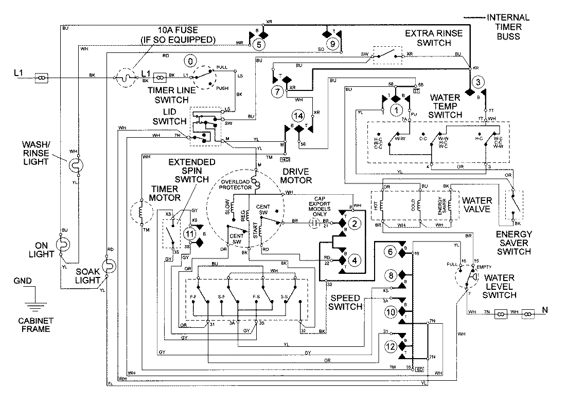 11 - WIRING INFO (LAT9806DAM) (SERIES 10)