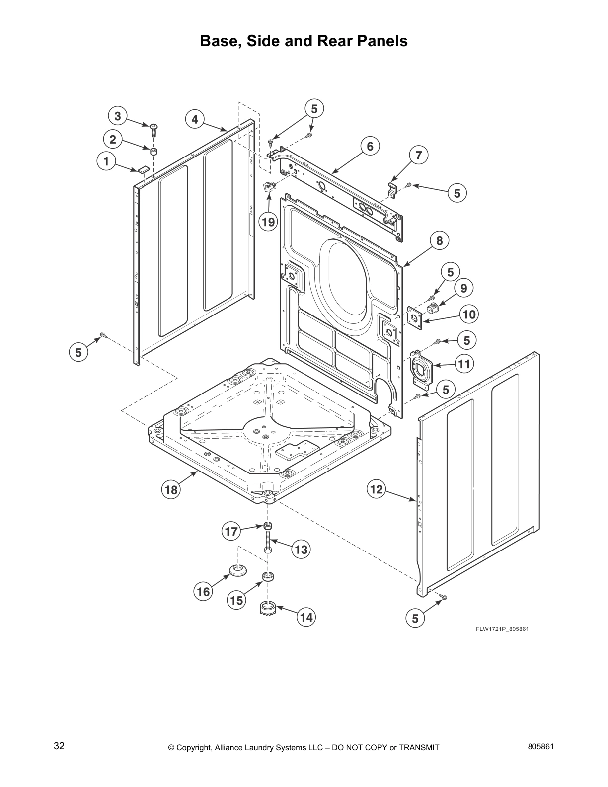 Base, Side and Rear Panels