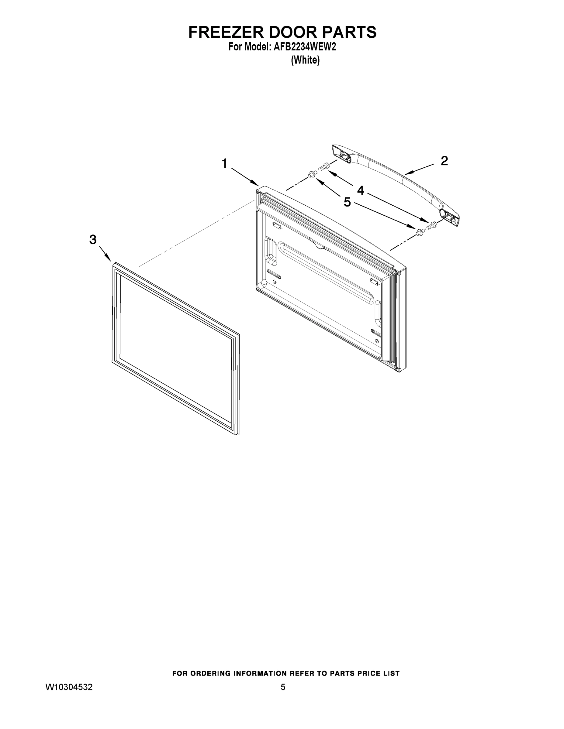 03 - FREEZER DOOR PARTS