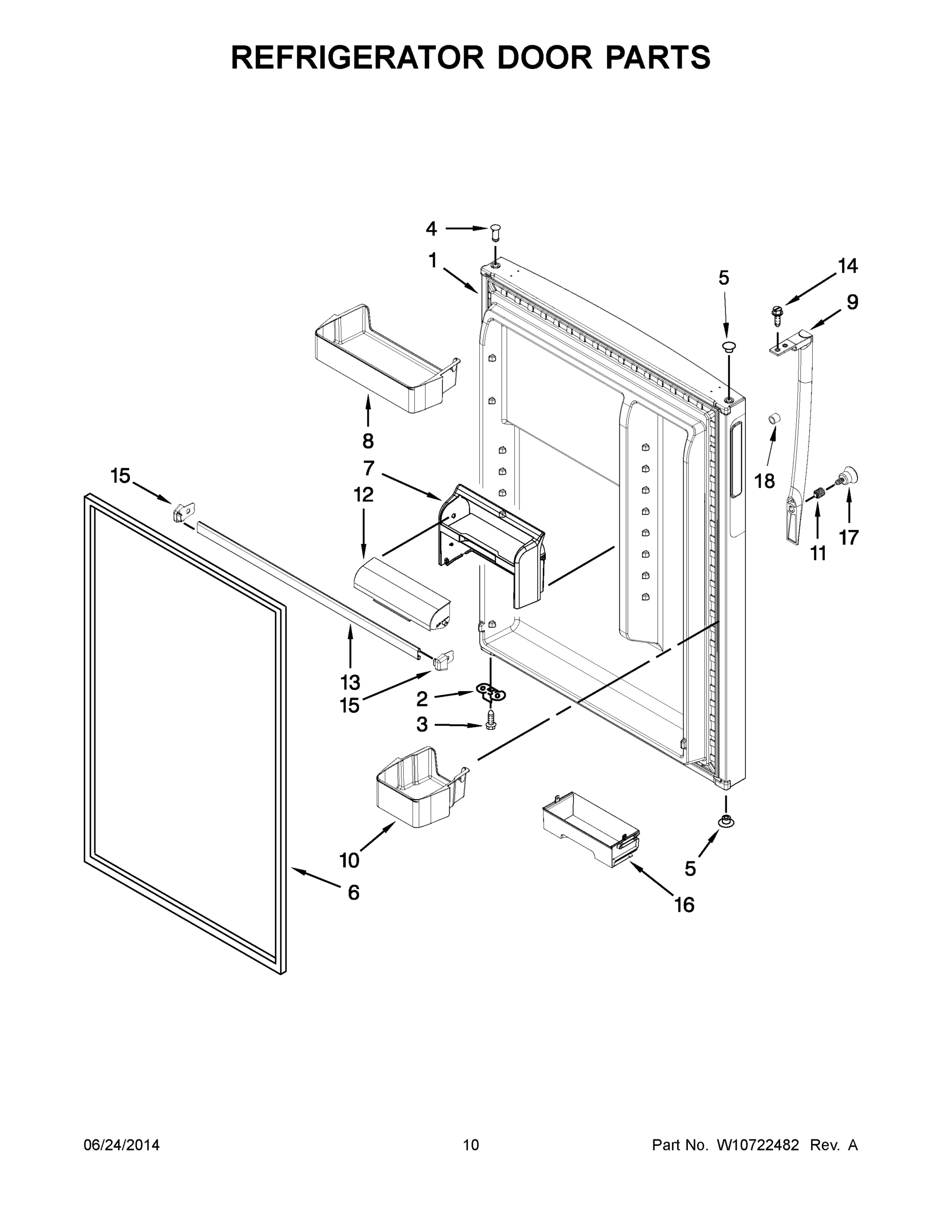06 - REFRIGERATOR DOOR PARTS