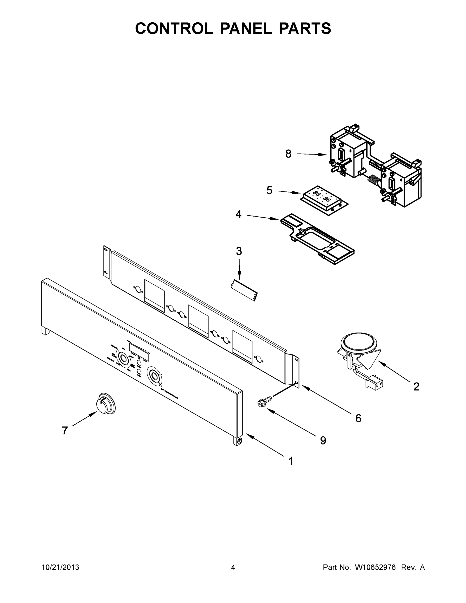 03 - CONTROL PANEL PARTS