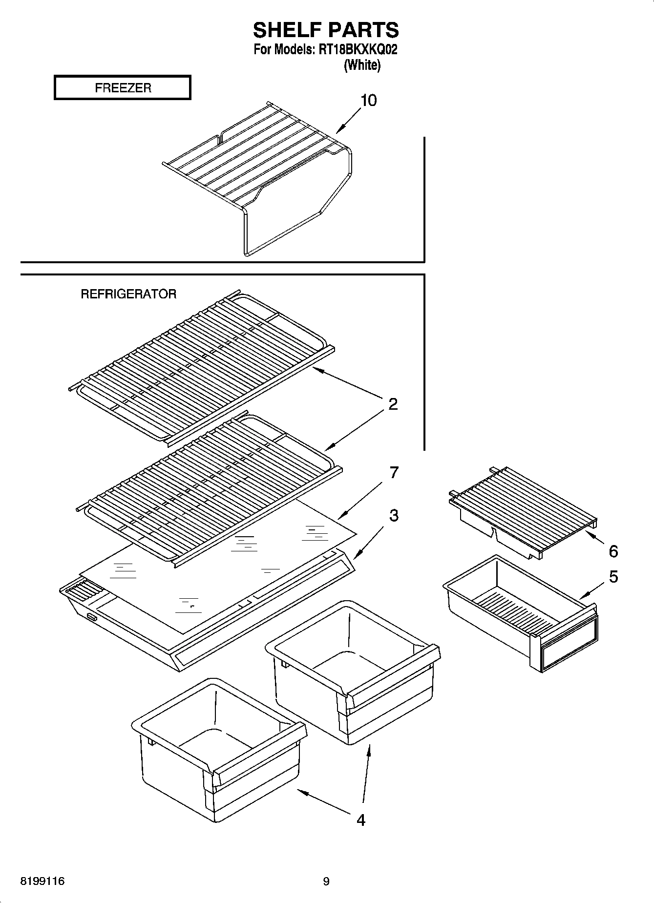 05 - SHELF PARTS, OPTIONAL PARTS
