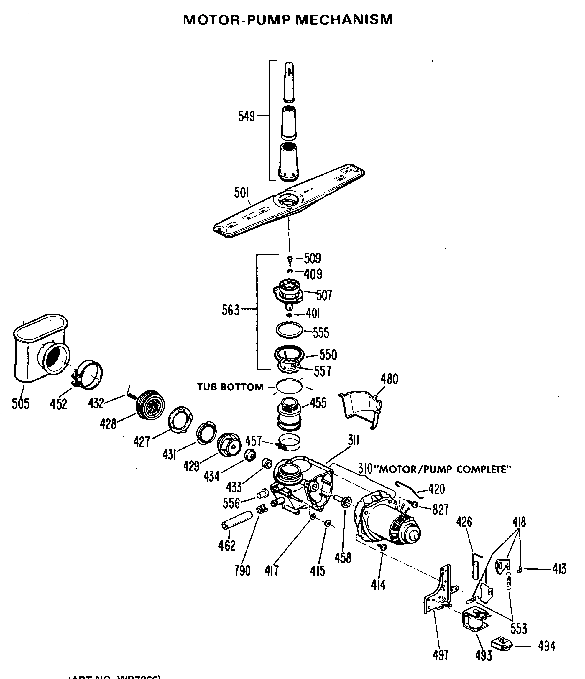 MOTOR-PUMP MECHANISM