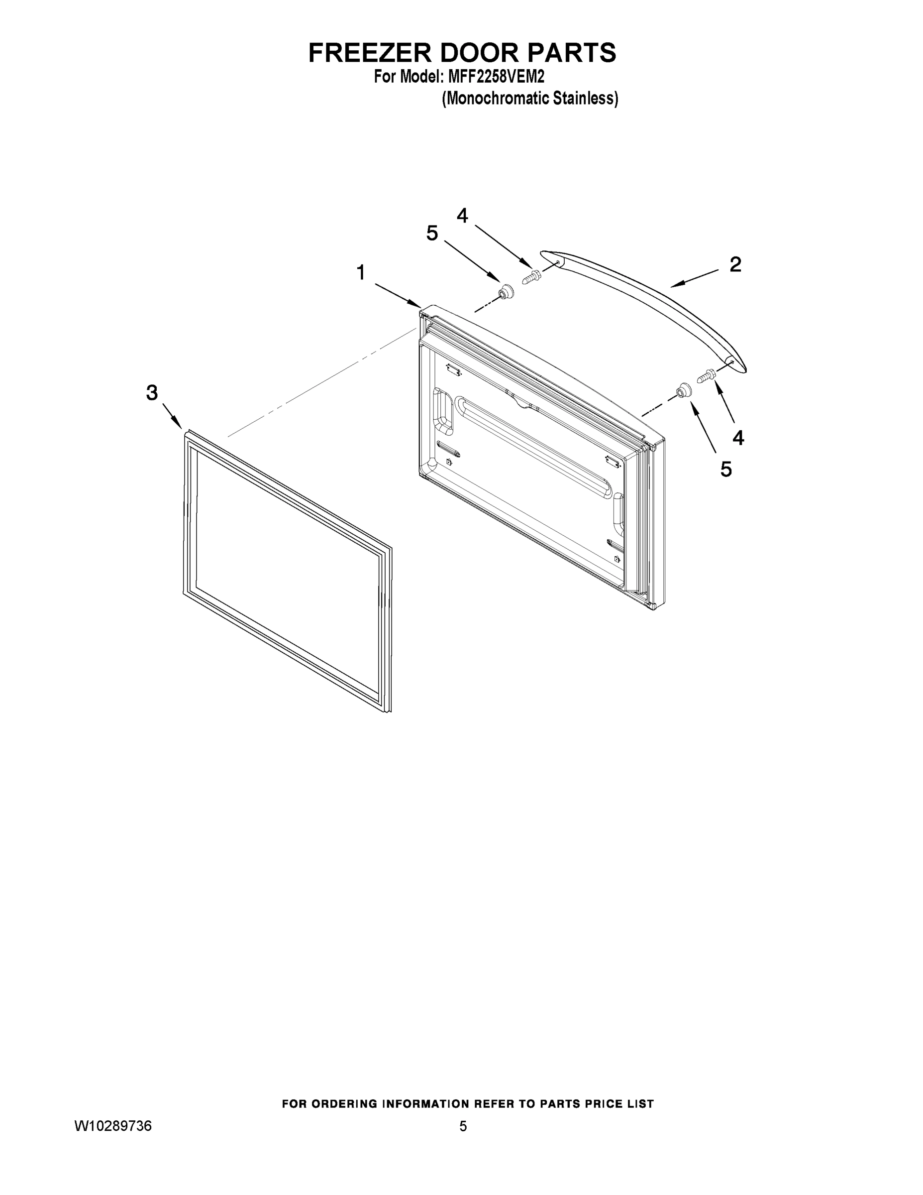 03 - FREEZER DOOR PARTS