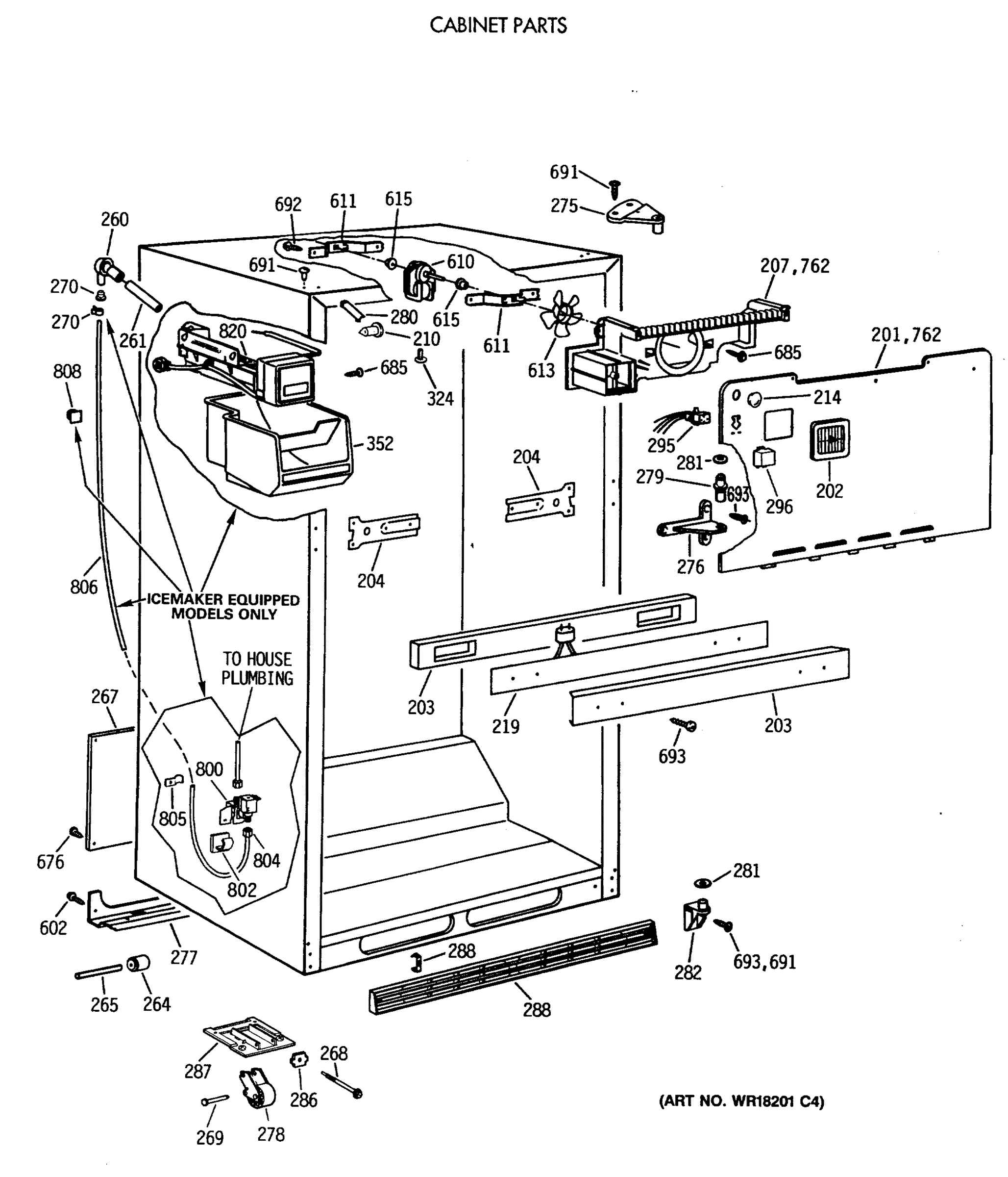 CABINET PARTS