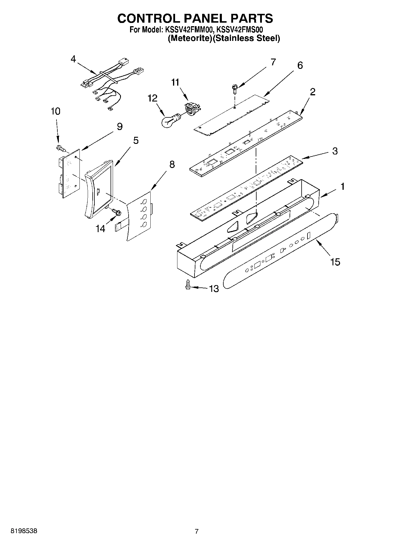 05 - CONTROL PANEL PARTS