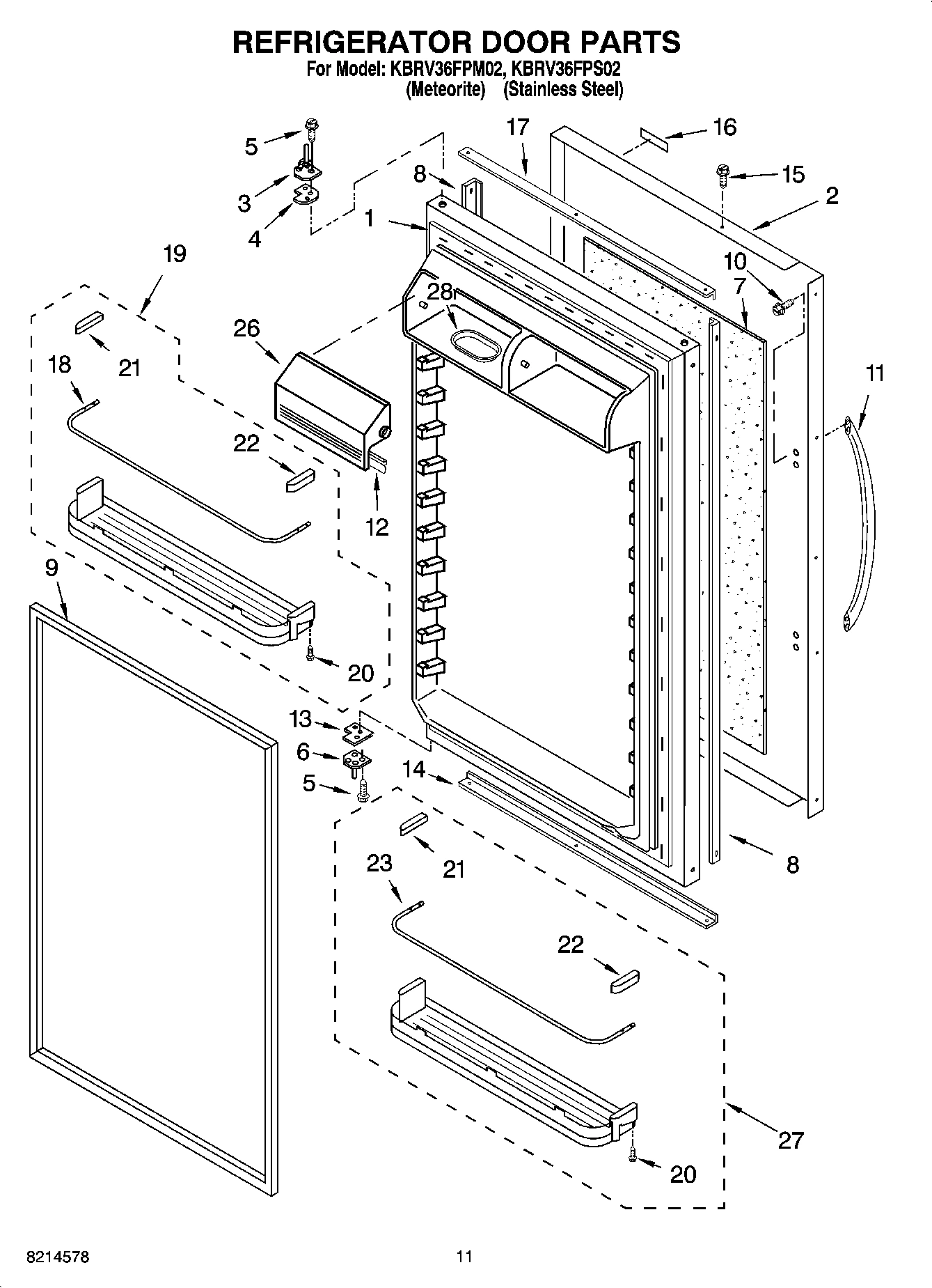 07 - REFRIGERATOR DOOR PARTS