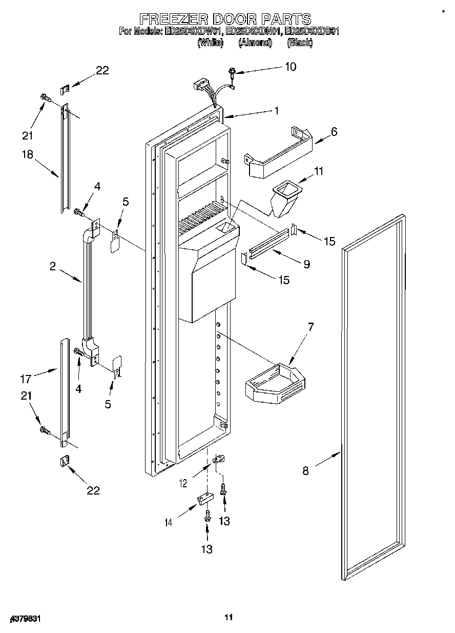 07 - FREEZER DOOR