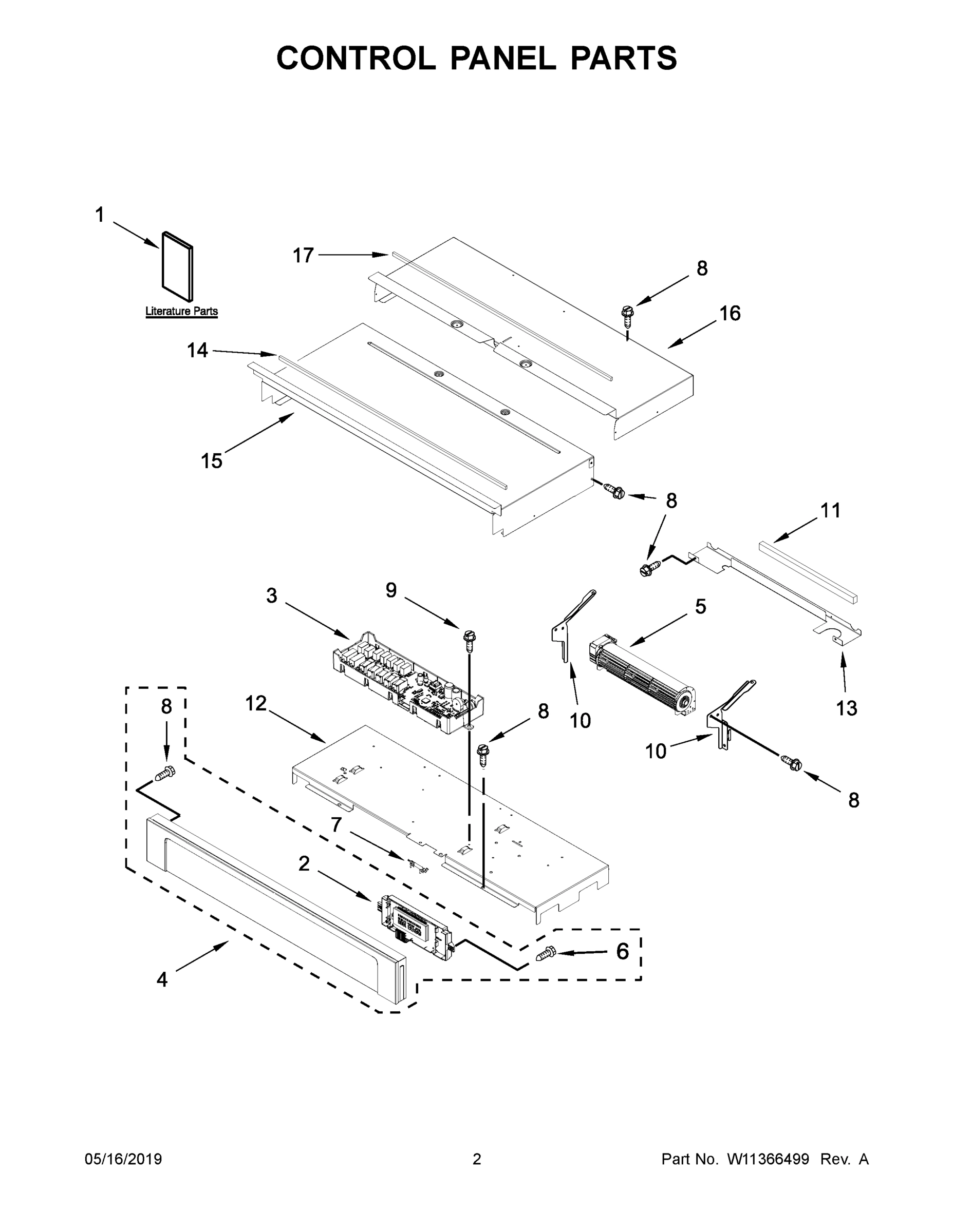 02 - CONTROL PANEL PARTS