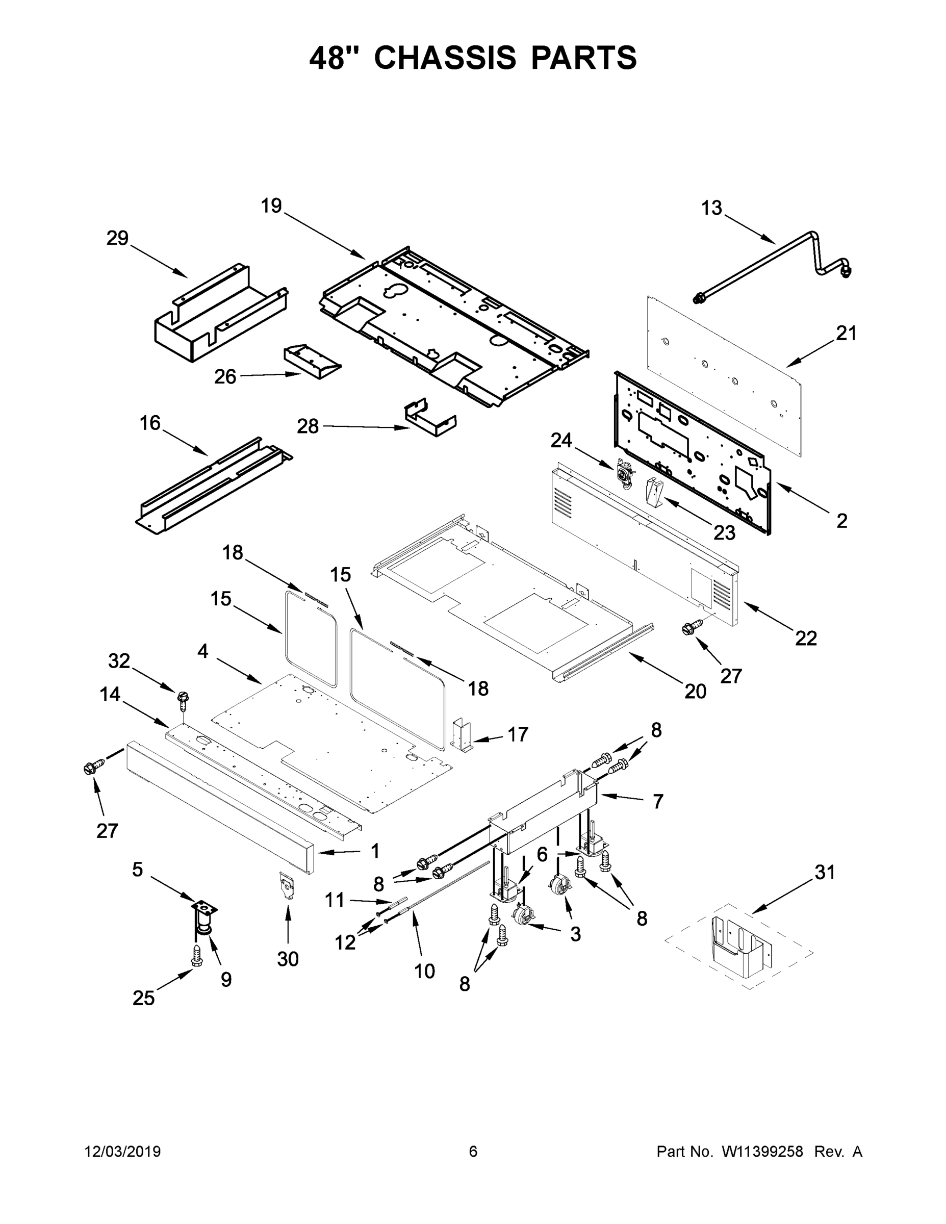 04 - 48" CHASSIS PARTS