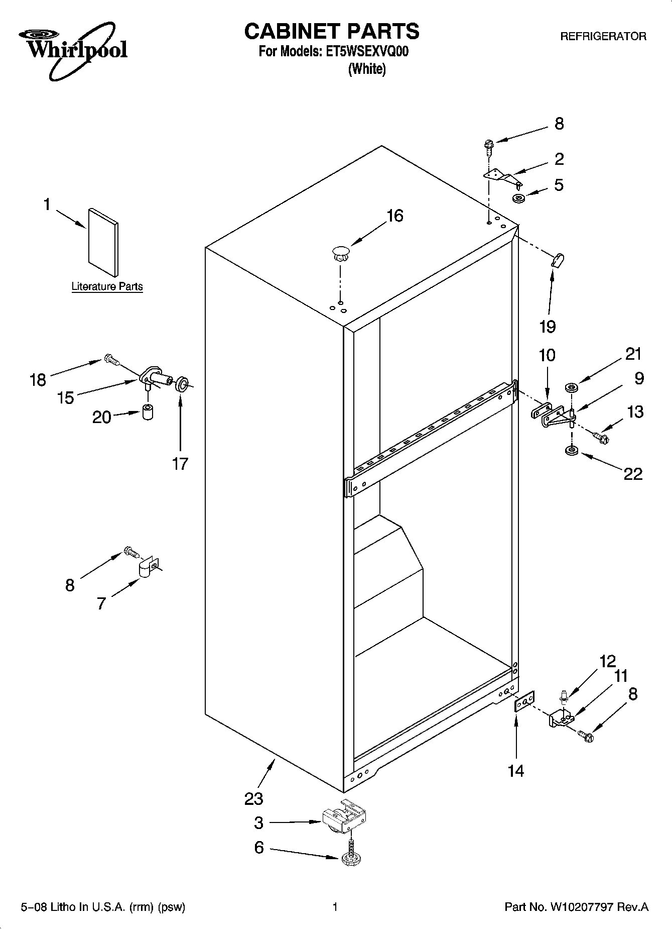 01 - CABINET PARTS