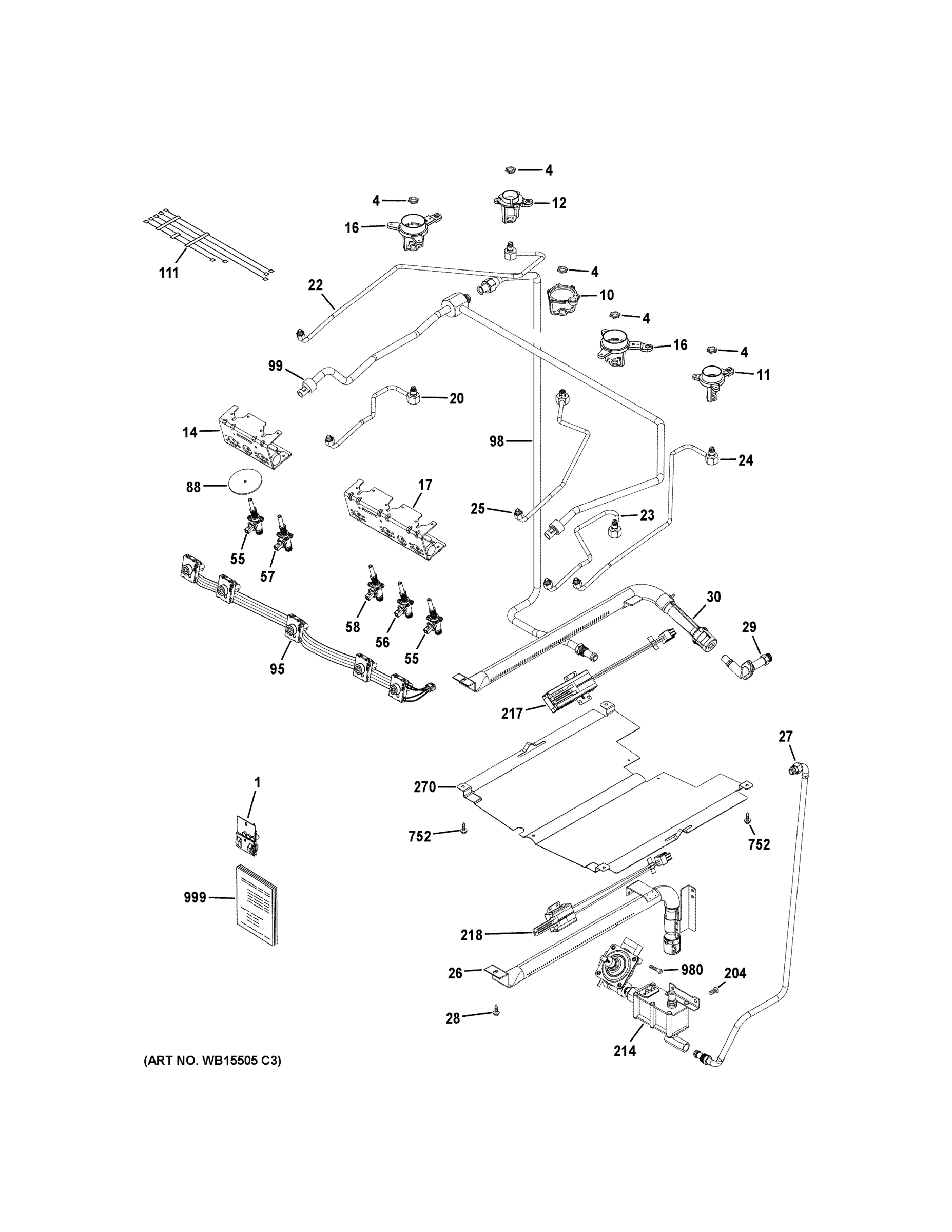 GAS & BURNER PARTS