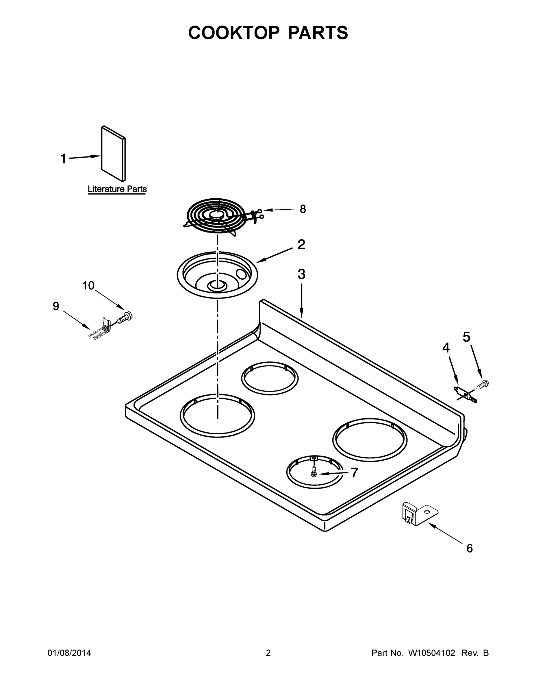 02 - COOKTOP PARTS