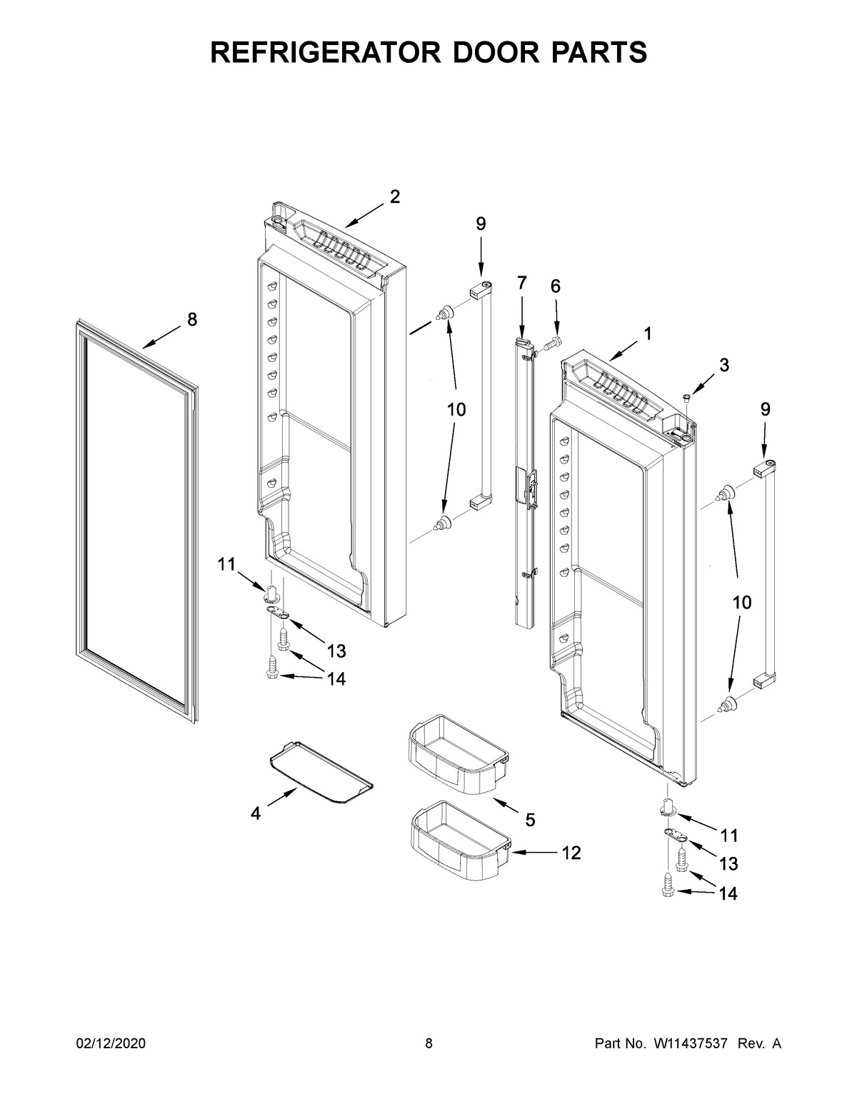 05 - REFRIGERATOR DOOR PARTS