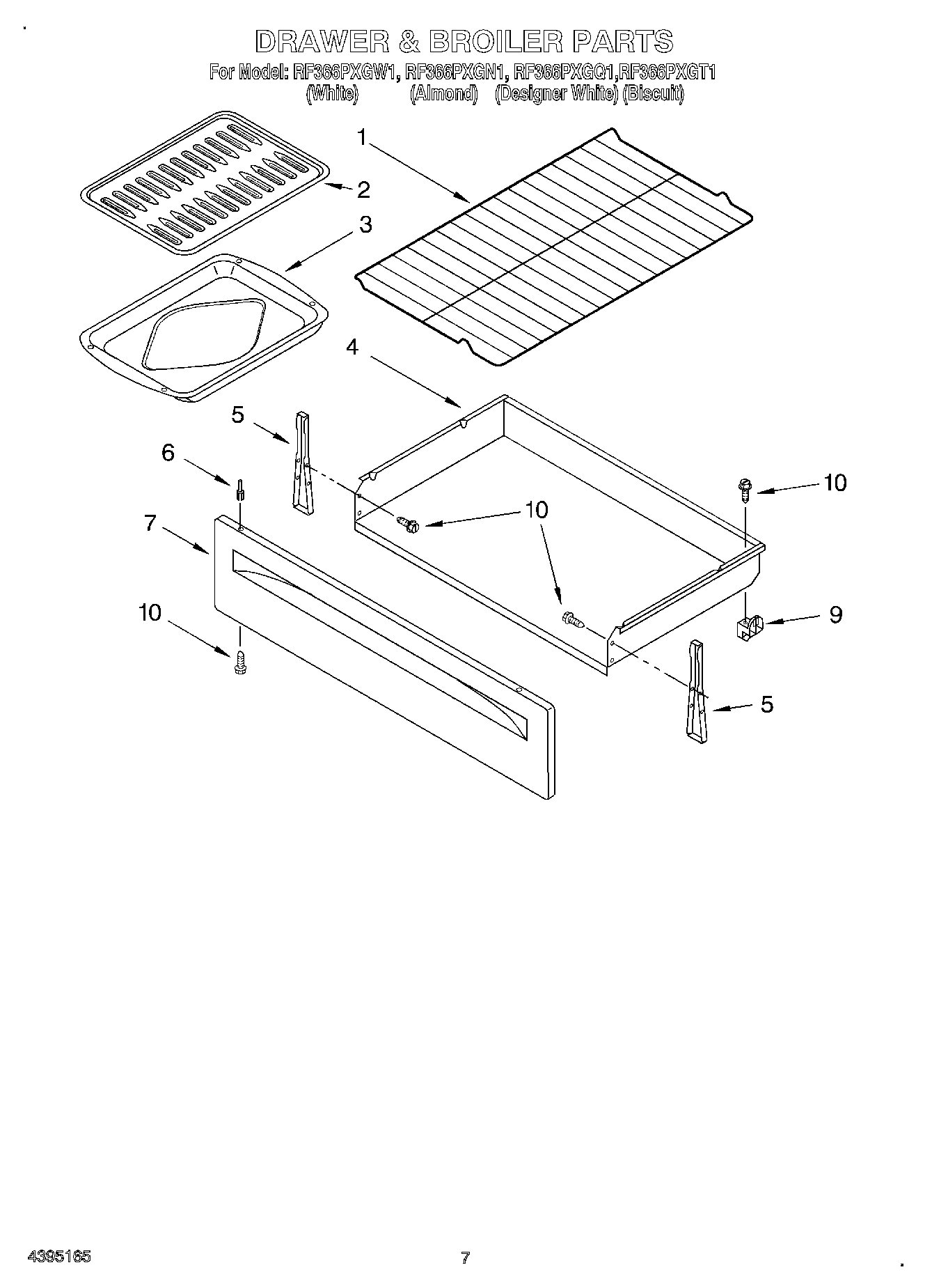 05 - DRAWER AND BROILER, OPTIONAL
