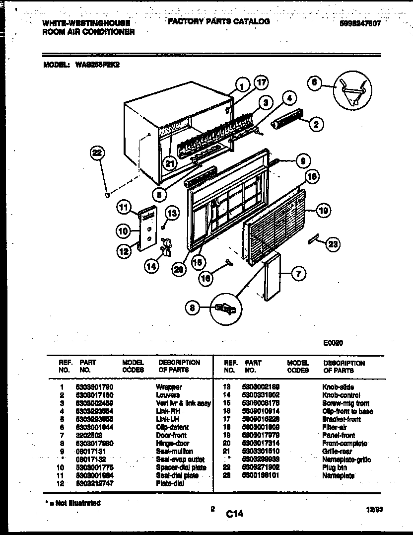 02 - CABINET PARTS