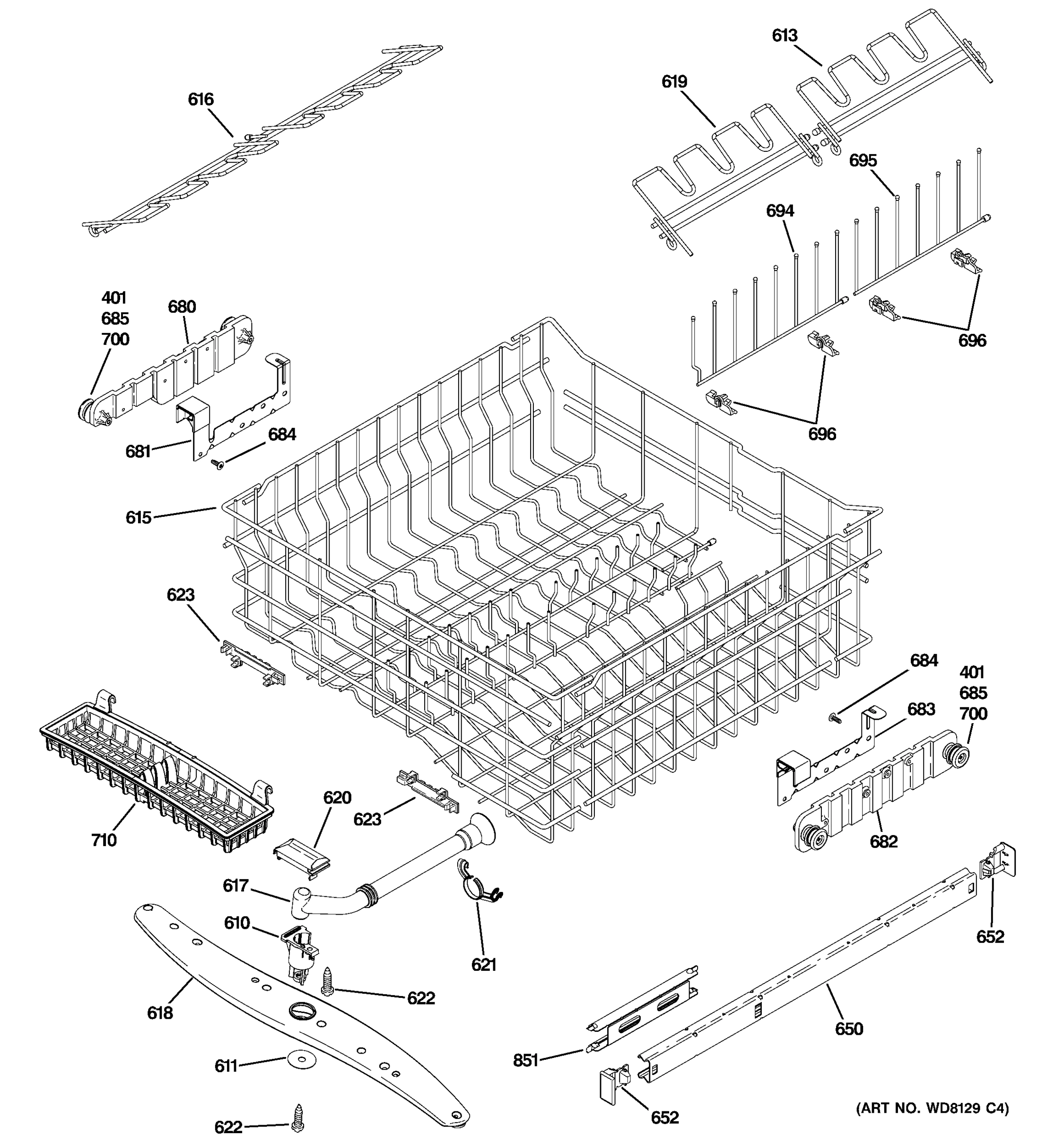 UPPER RACK ASSEMBLY