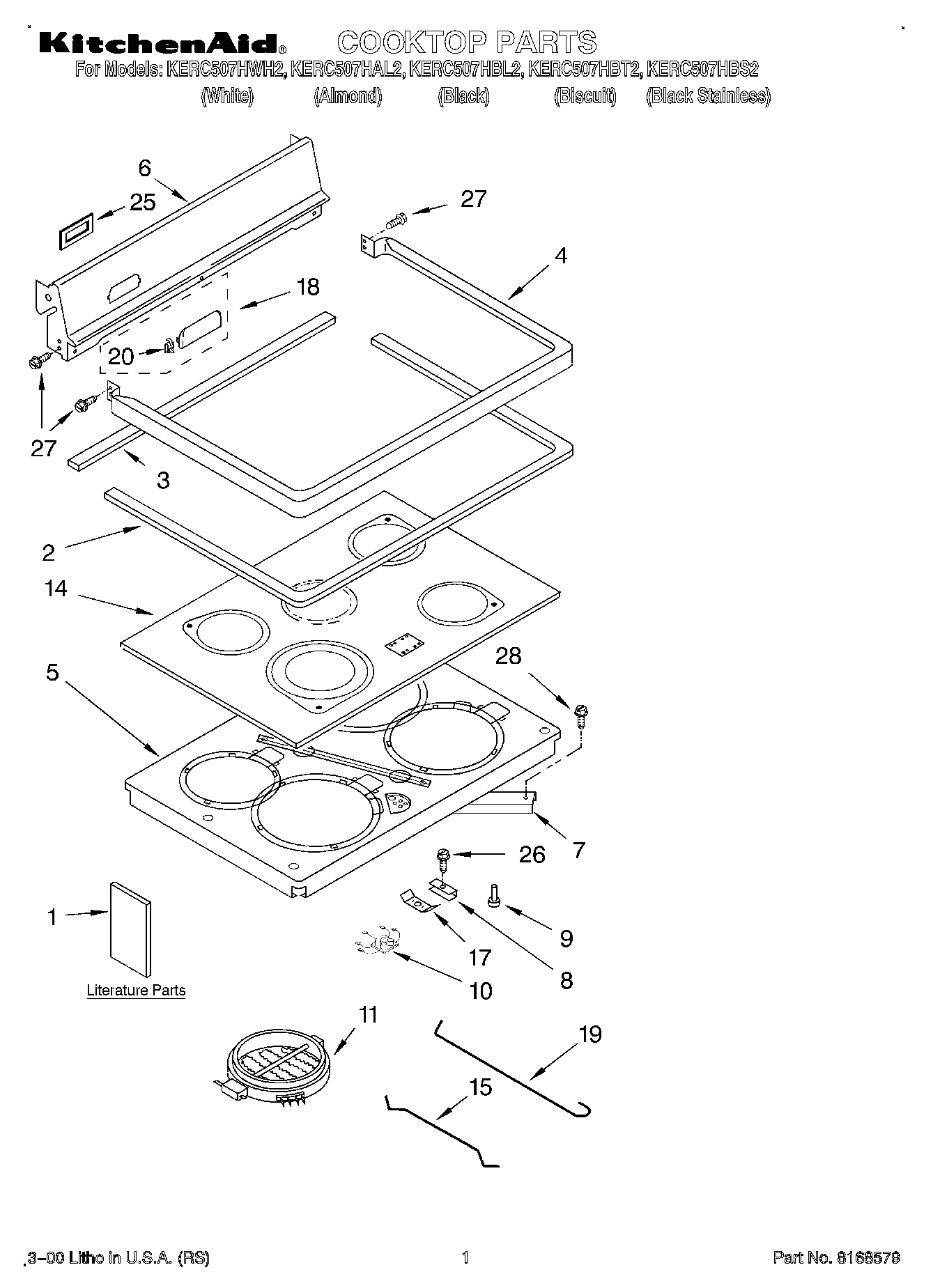 01 - COOKTOP, LITERATURE