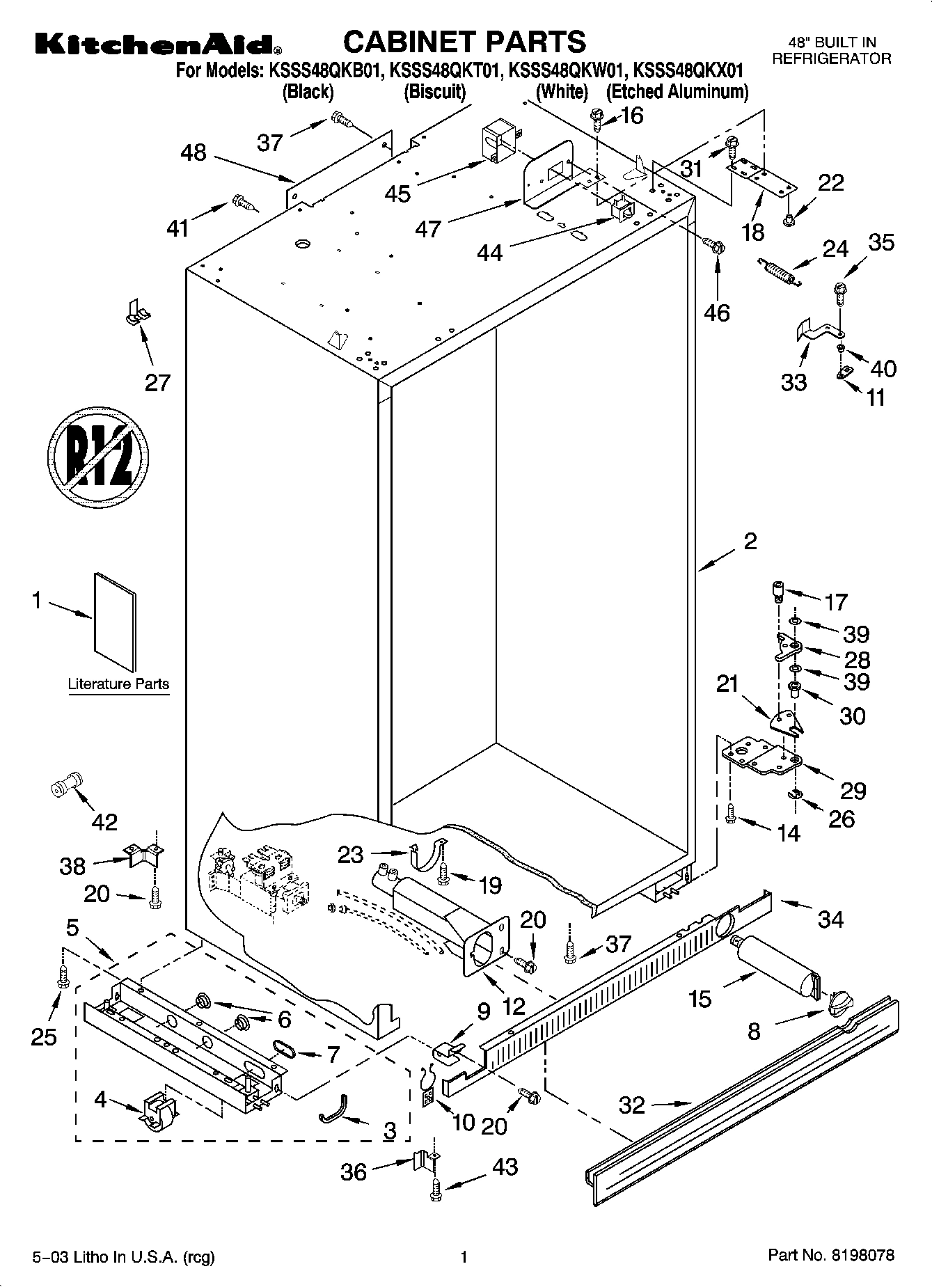 01 - CABINET PARTS