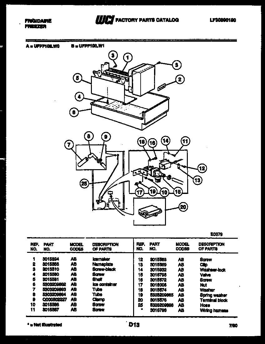 07 - ICE MAKER PARTS