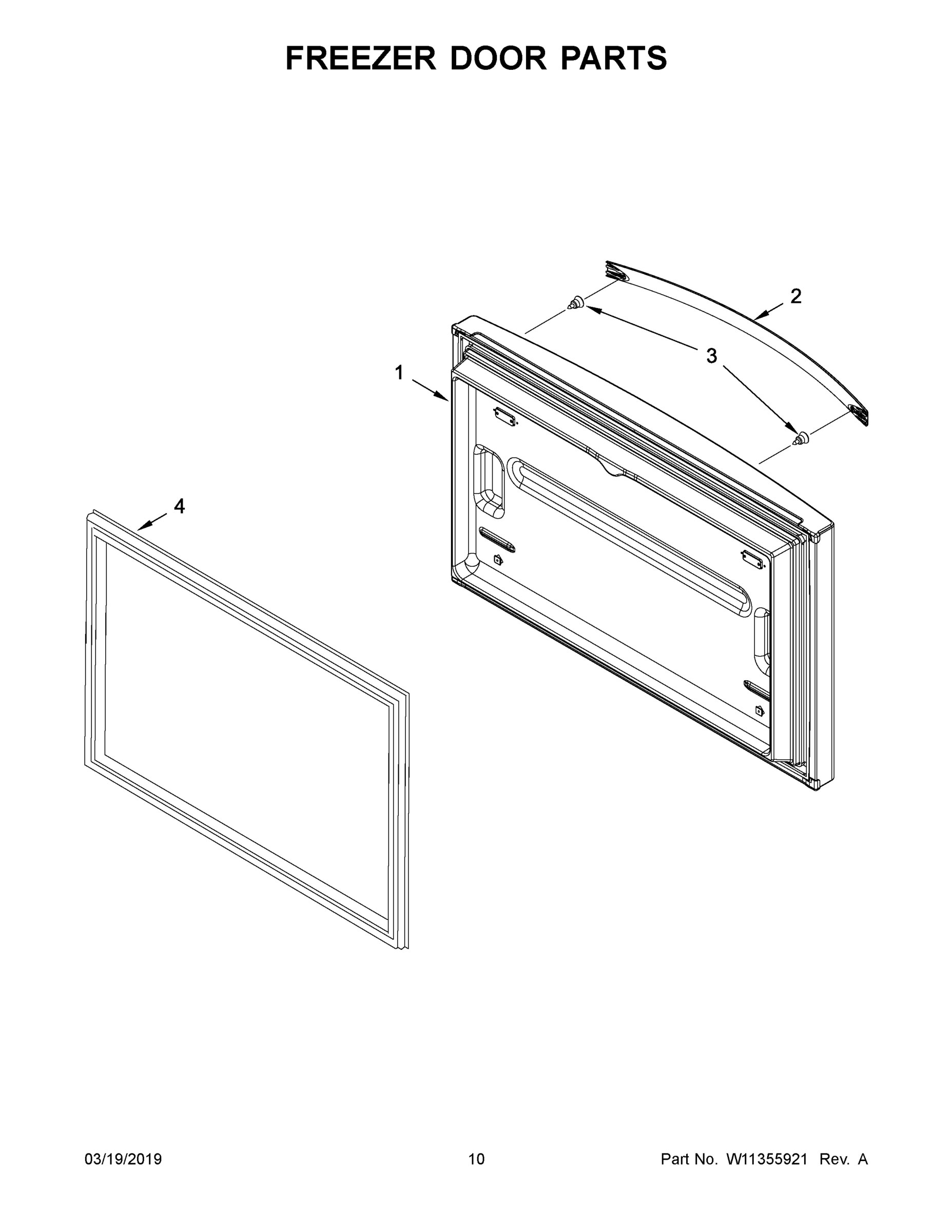 06 - FREEZER DOOR PARTS