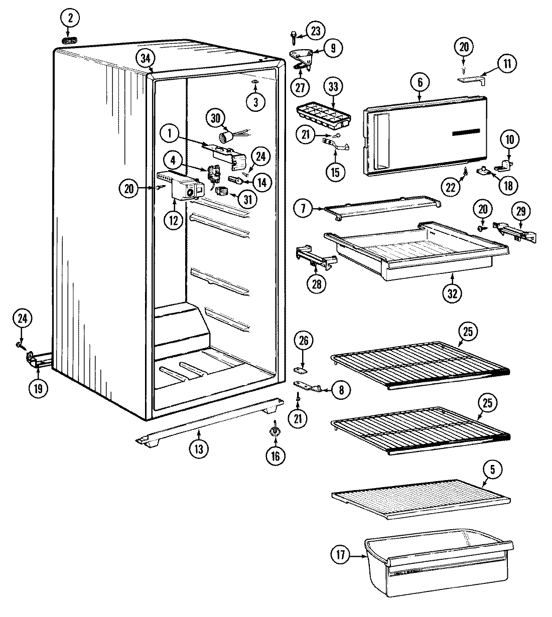 02 - FRESH FOOD COMPARTMENT