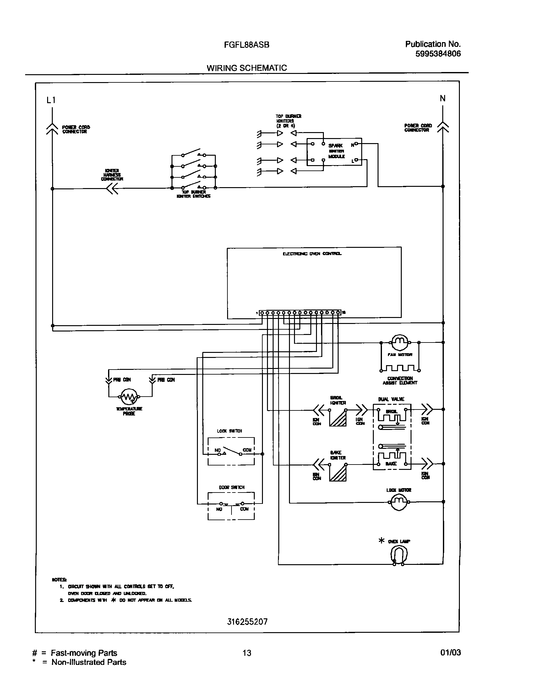 13 - WIRING SCHEMATIC