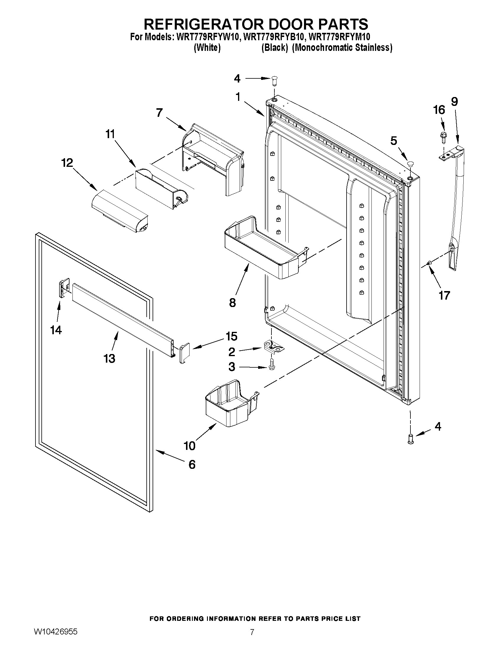 05 - REFRIGERATOR DOOR PARTS