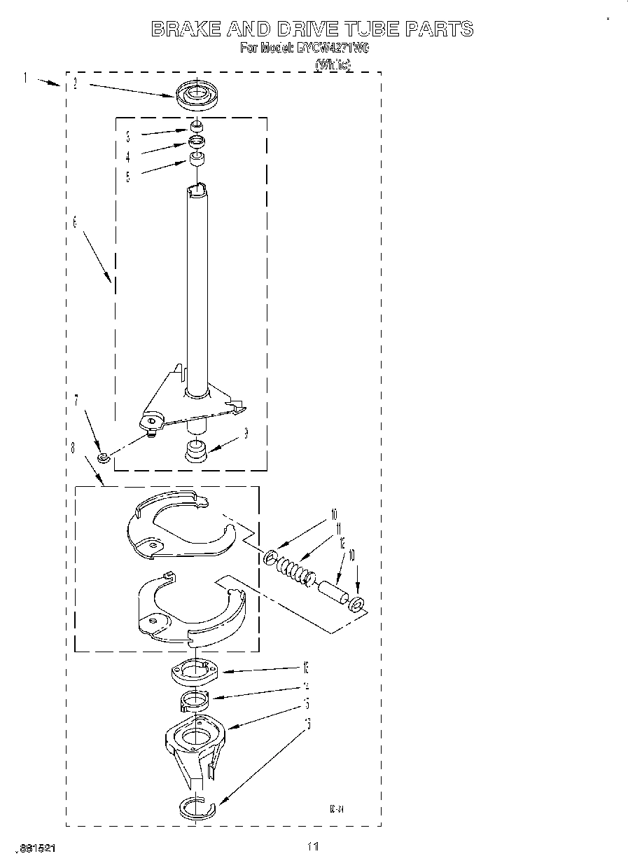 07 - BRAKE AND DRIVE TUBE