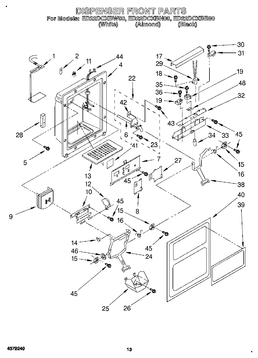 09 - DISPENSER FRONT