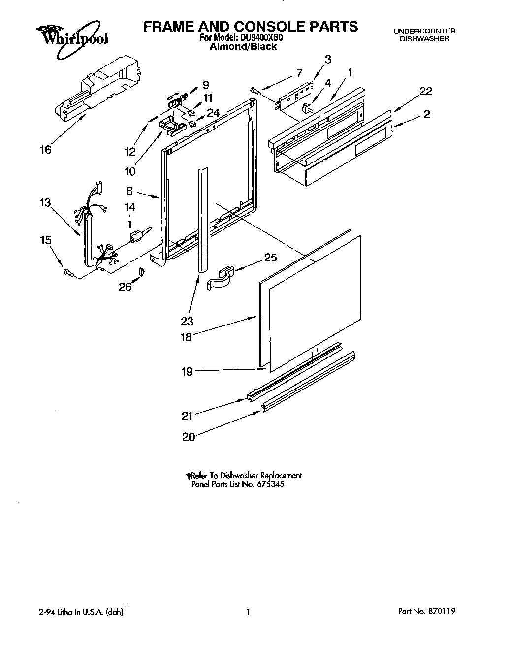 01 - FRAME AND CONSOLE