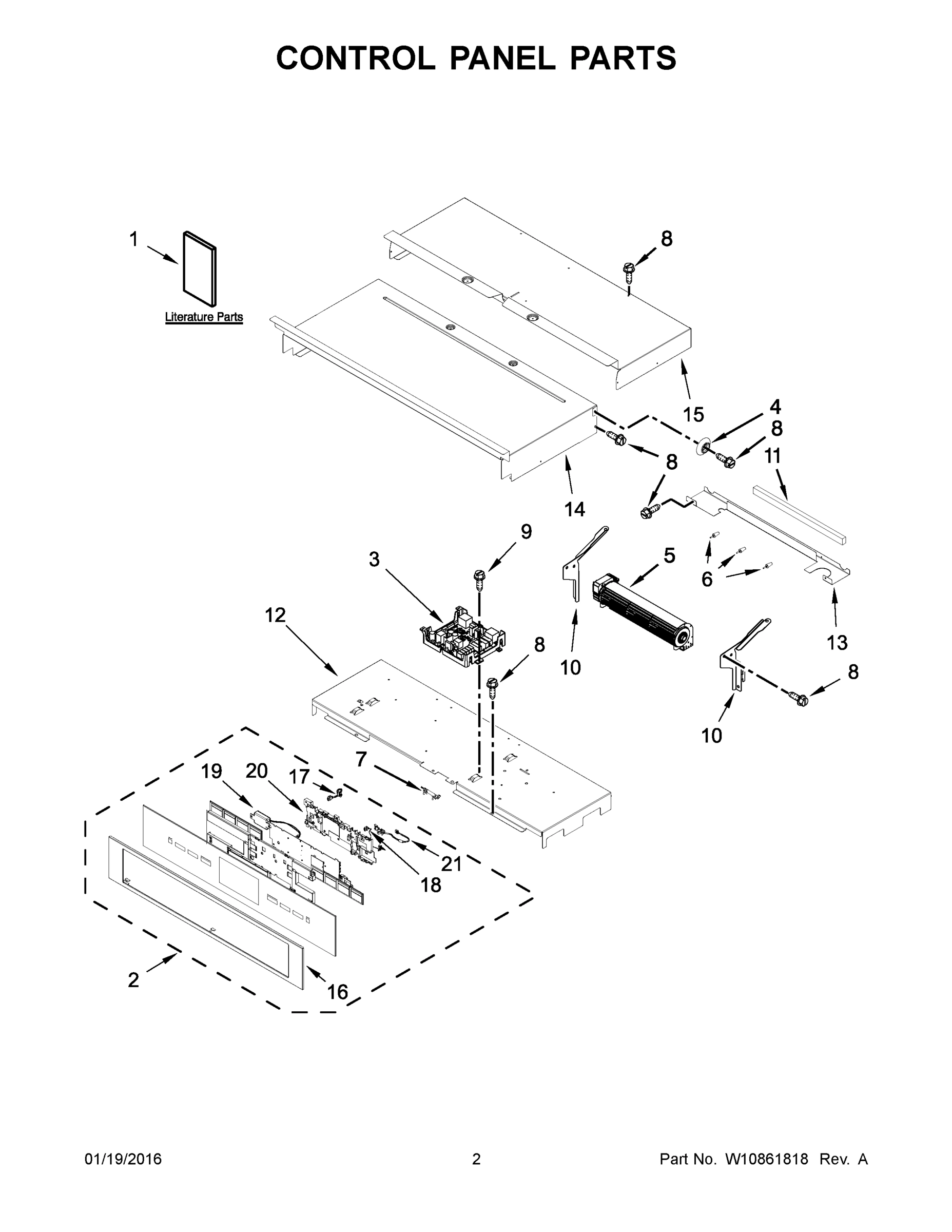 02 - CONTROL PANEL PARTS