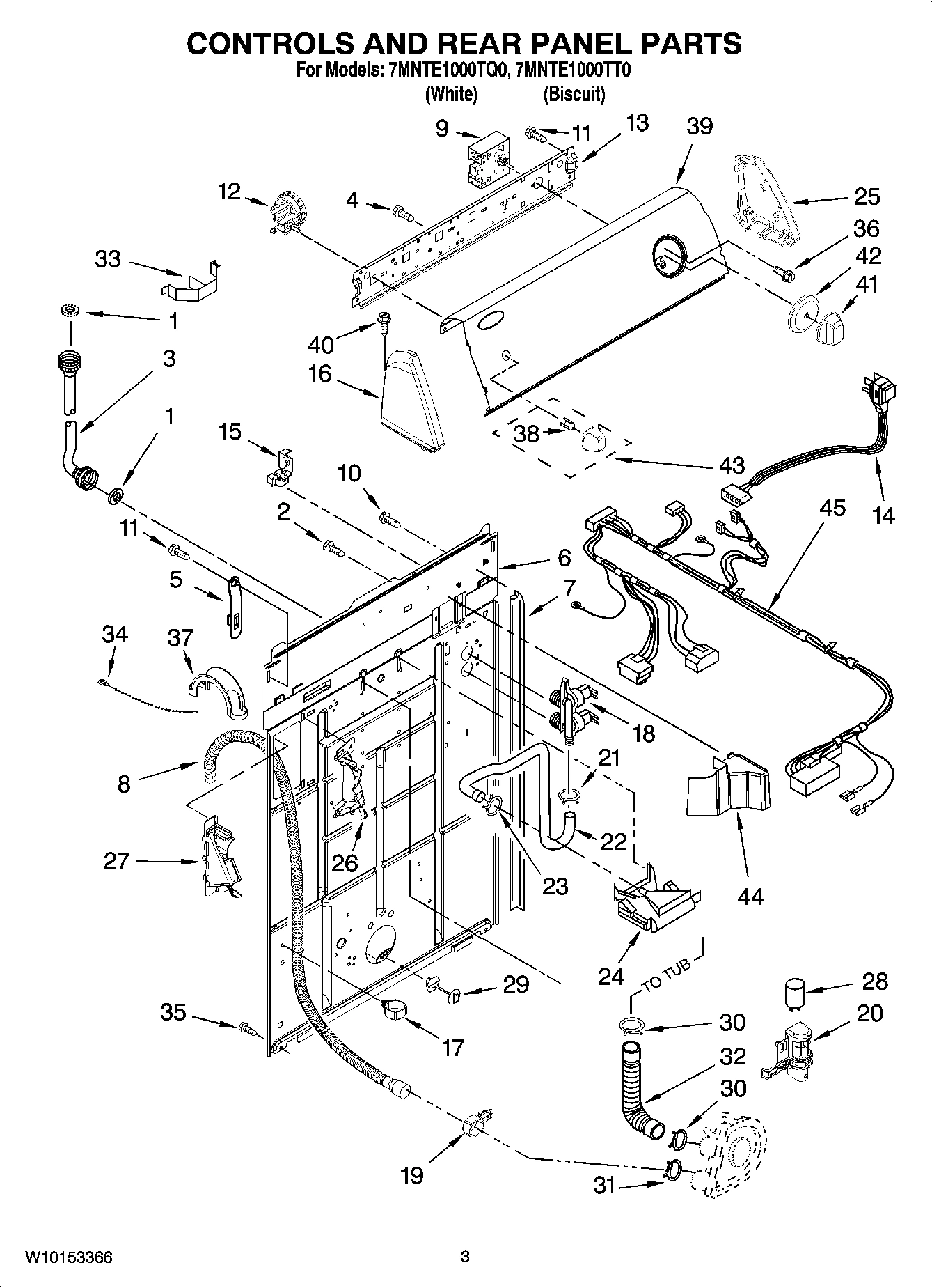 02 - CONTROLS AND REAR PANEL PARTS