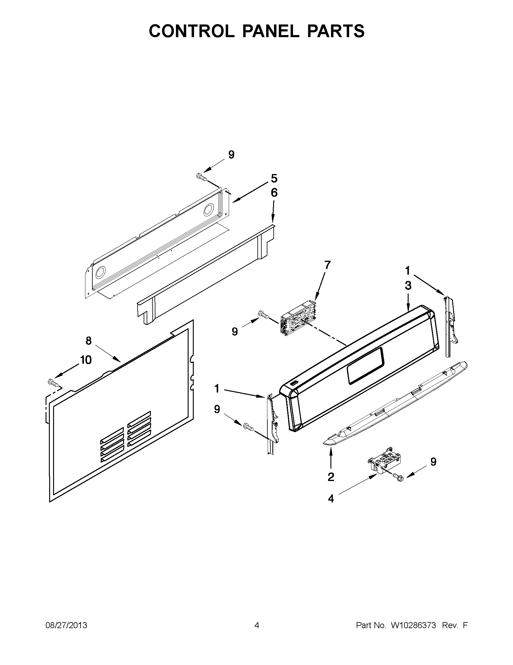 03 - CONTROL PANEL PARTS