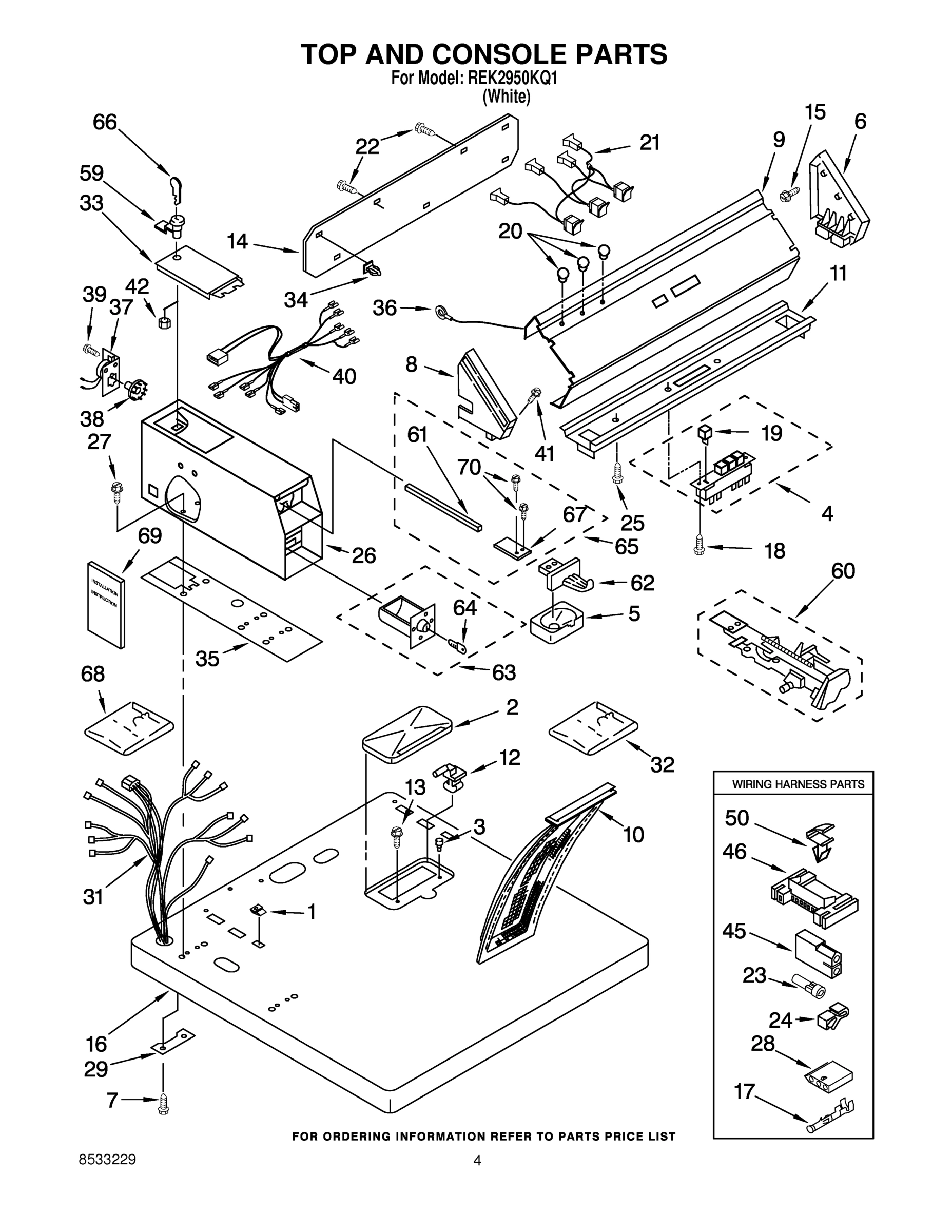 04 - TOP AND CONSOLE PARTS