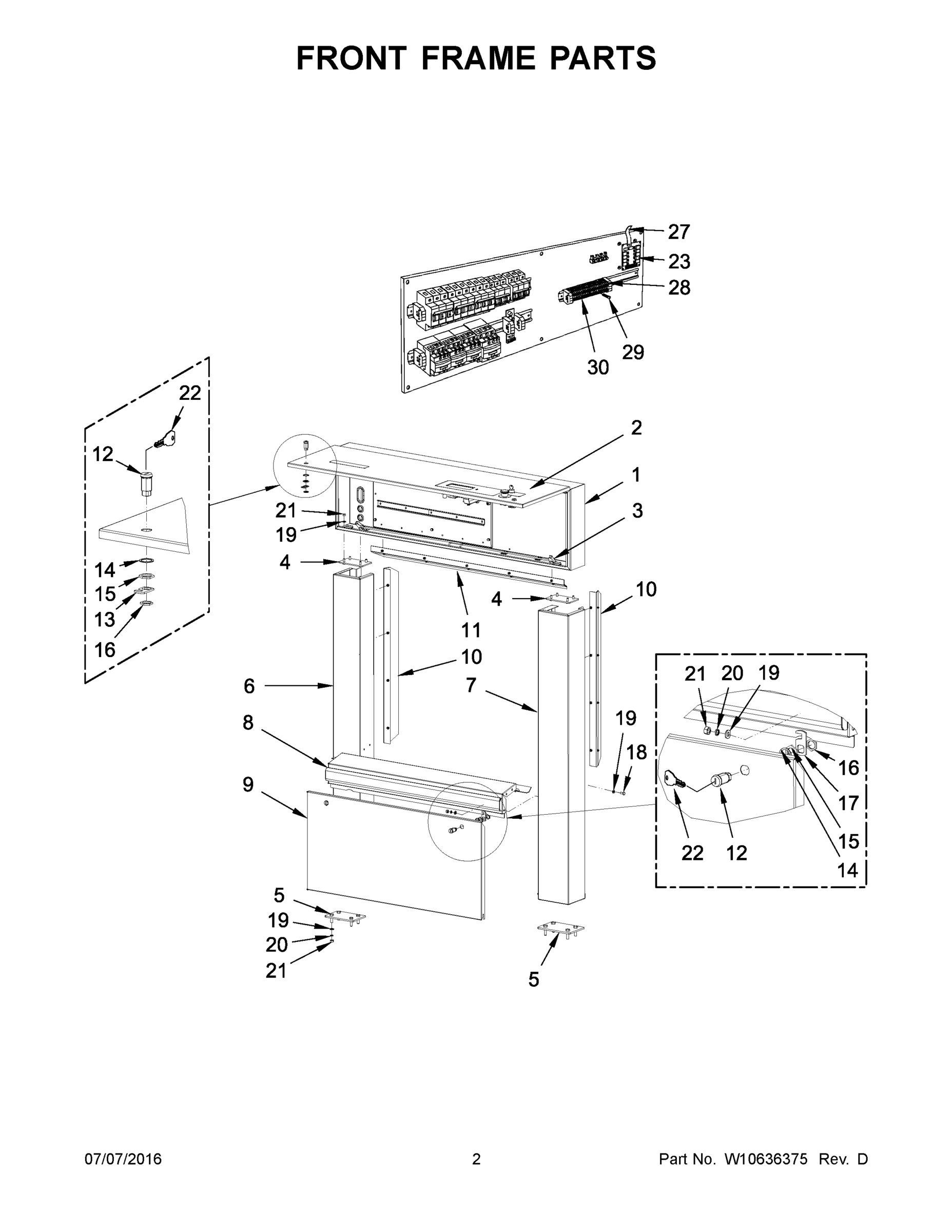 02 - FRONT FRAME PARTS