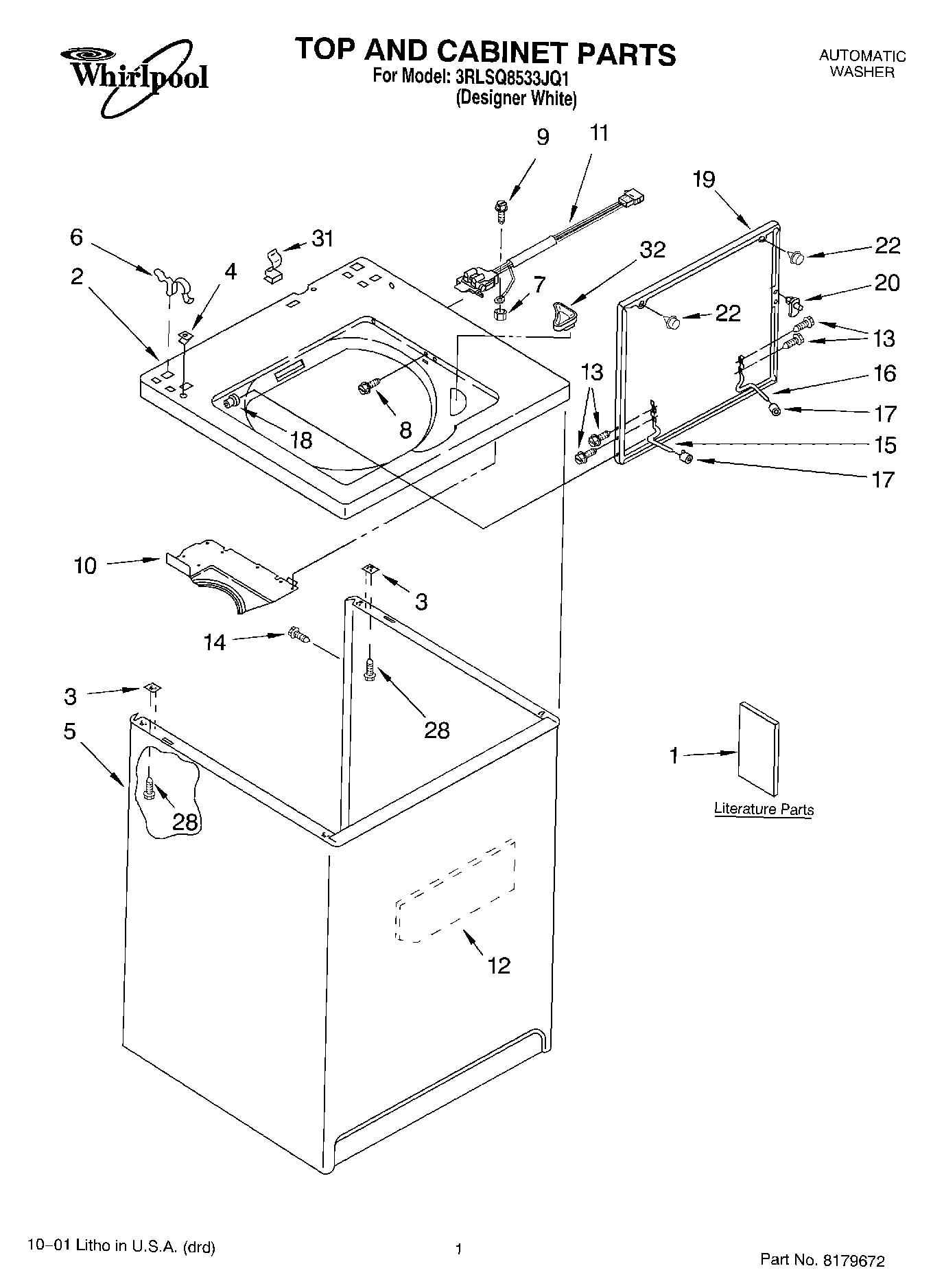 01 - TOP AND CABINET, LITERATURE